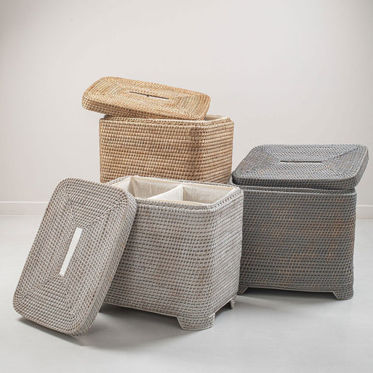 Bamboo Cane Baskets And Storage