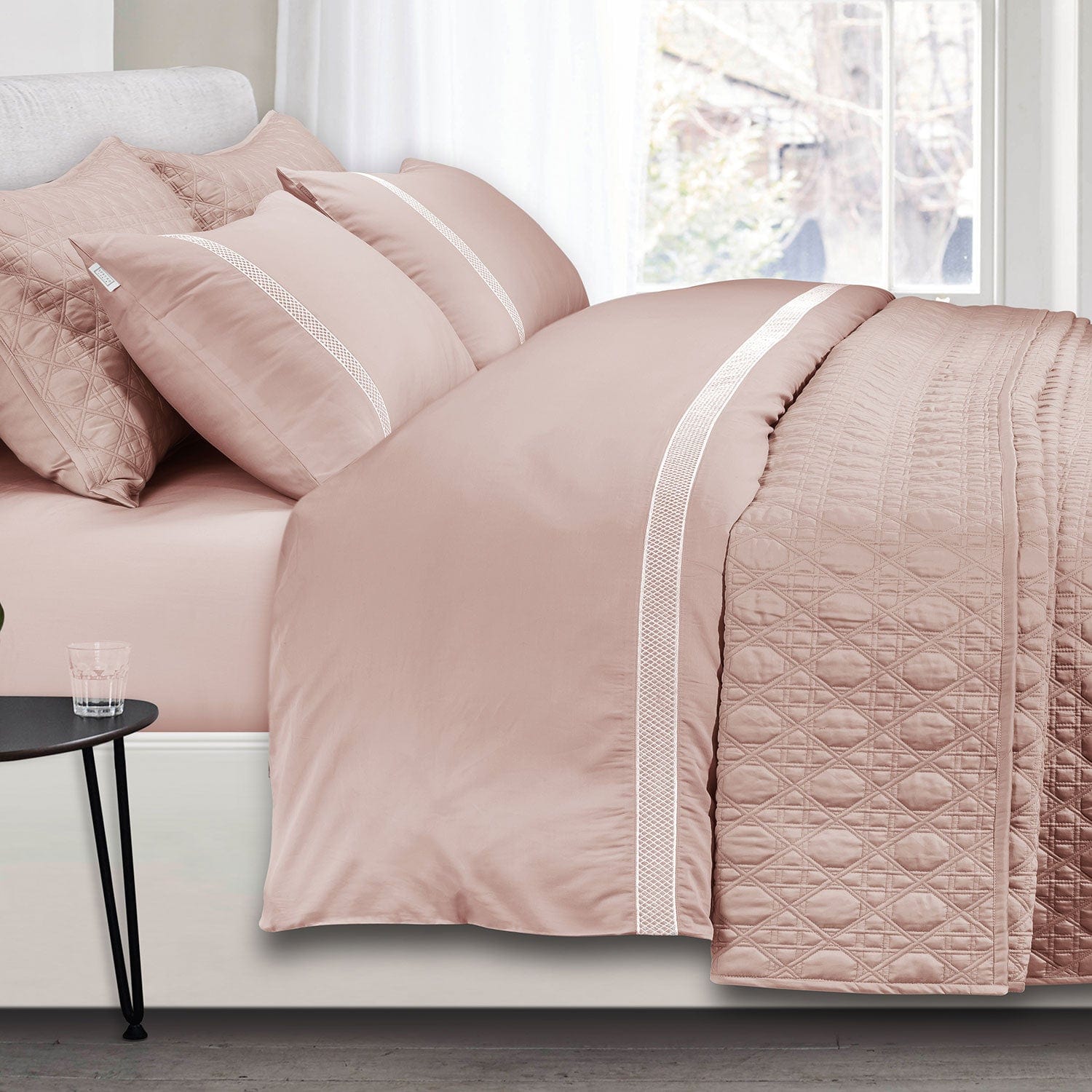 550 Tc Botanic Mist Bedding Collection | Premium Bedsheet