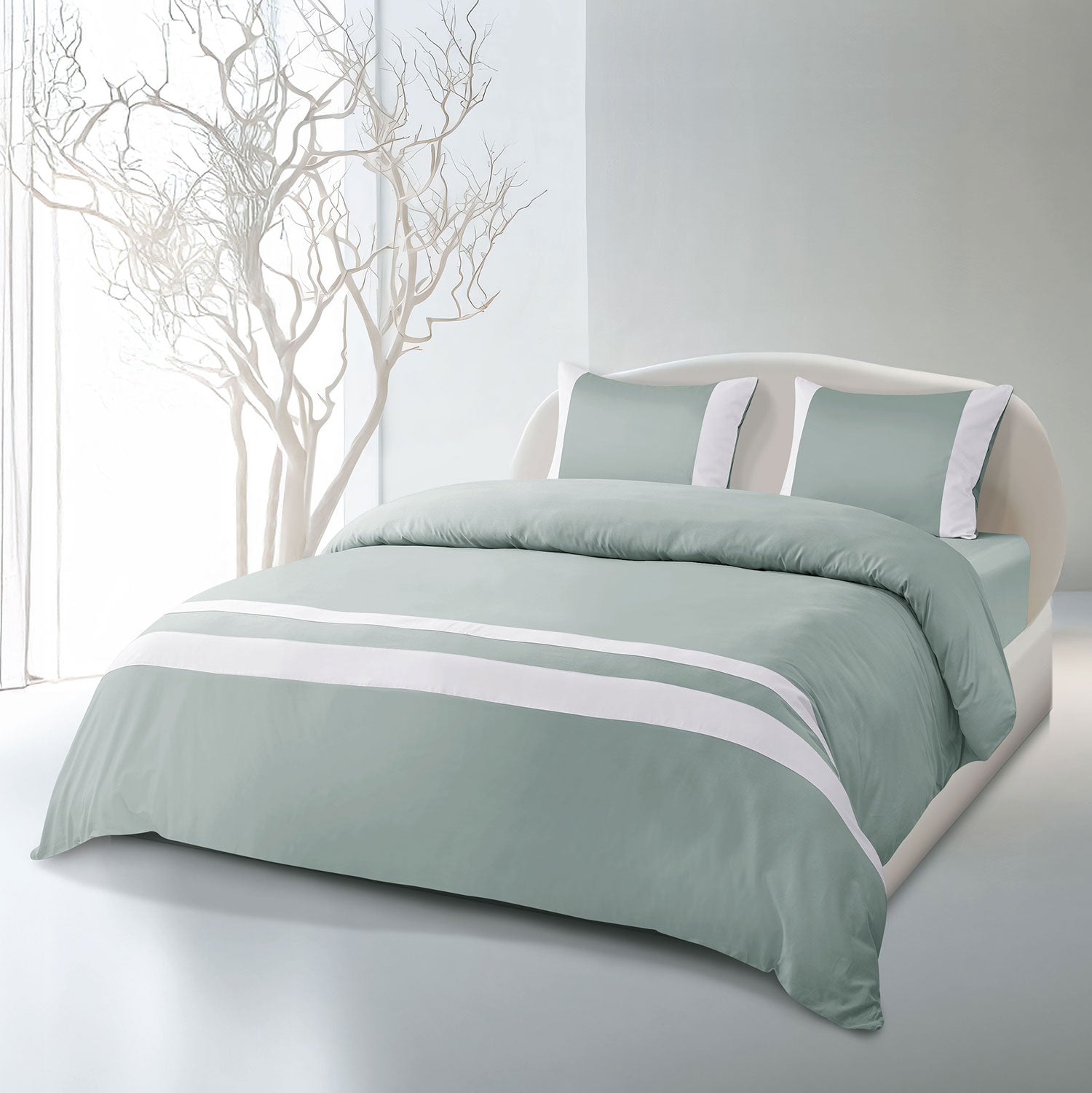 550 Tc Botanic Cotton | Soft Bedsheet