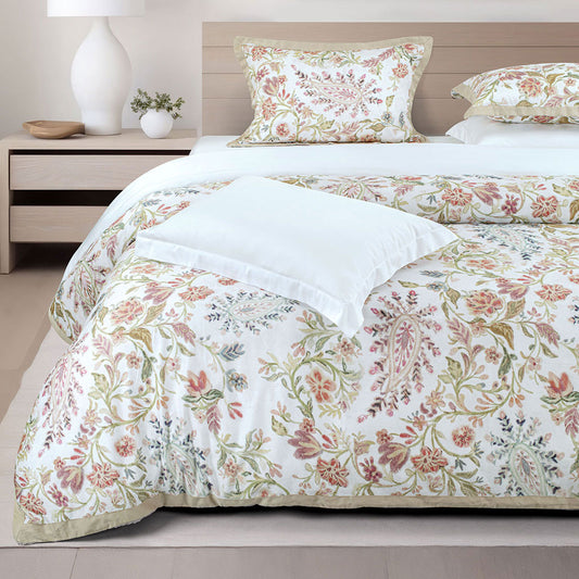 Bamboo Cotton Printed Bedding Collection – Soft, Absorbent All-Year Comfort