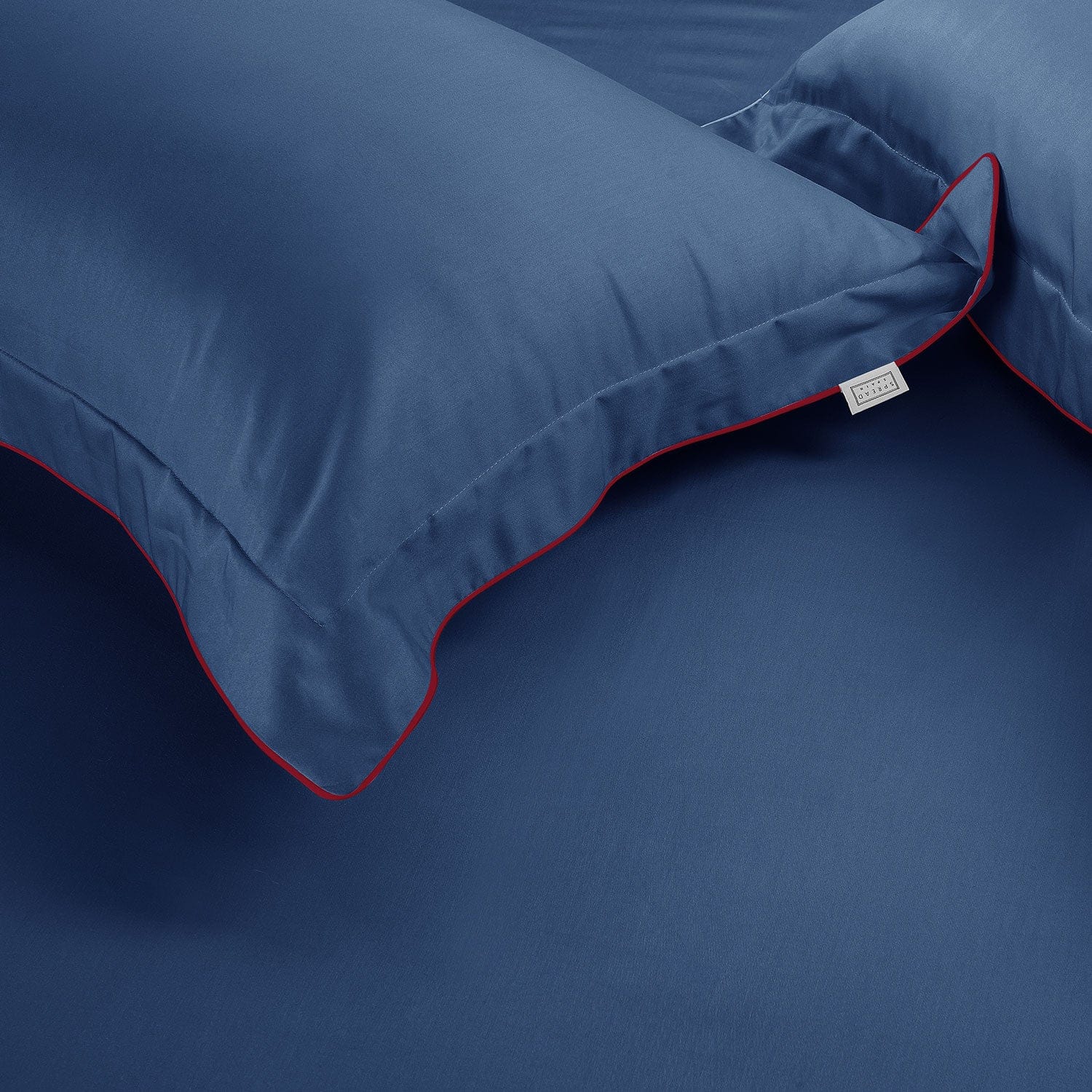 Tc Italian Cotton Navy Blue Pillow Cover