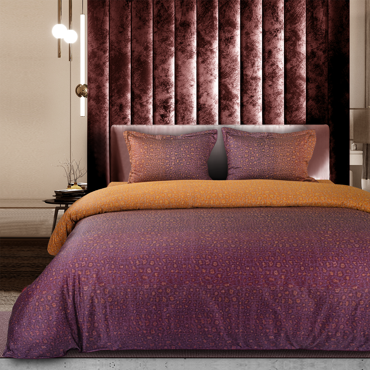 550 Tc Cotton Prints 4Pc Bedding Set