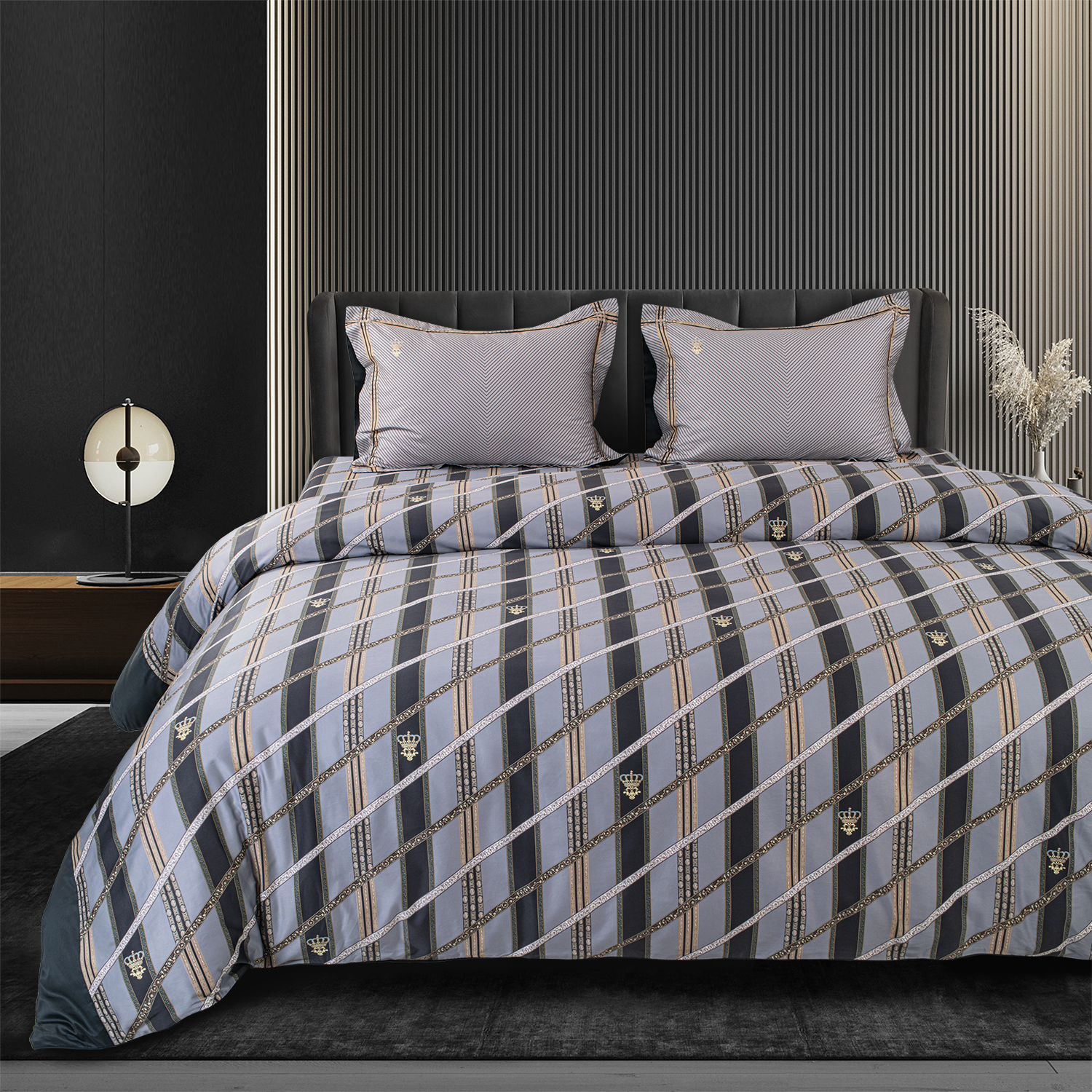 550 Tc Cotton Prints 4Pc Bedding Set