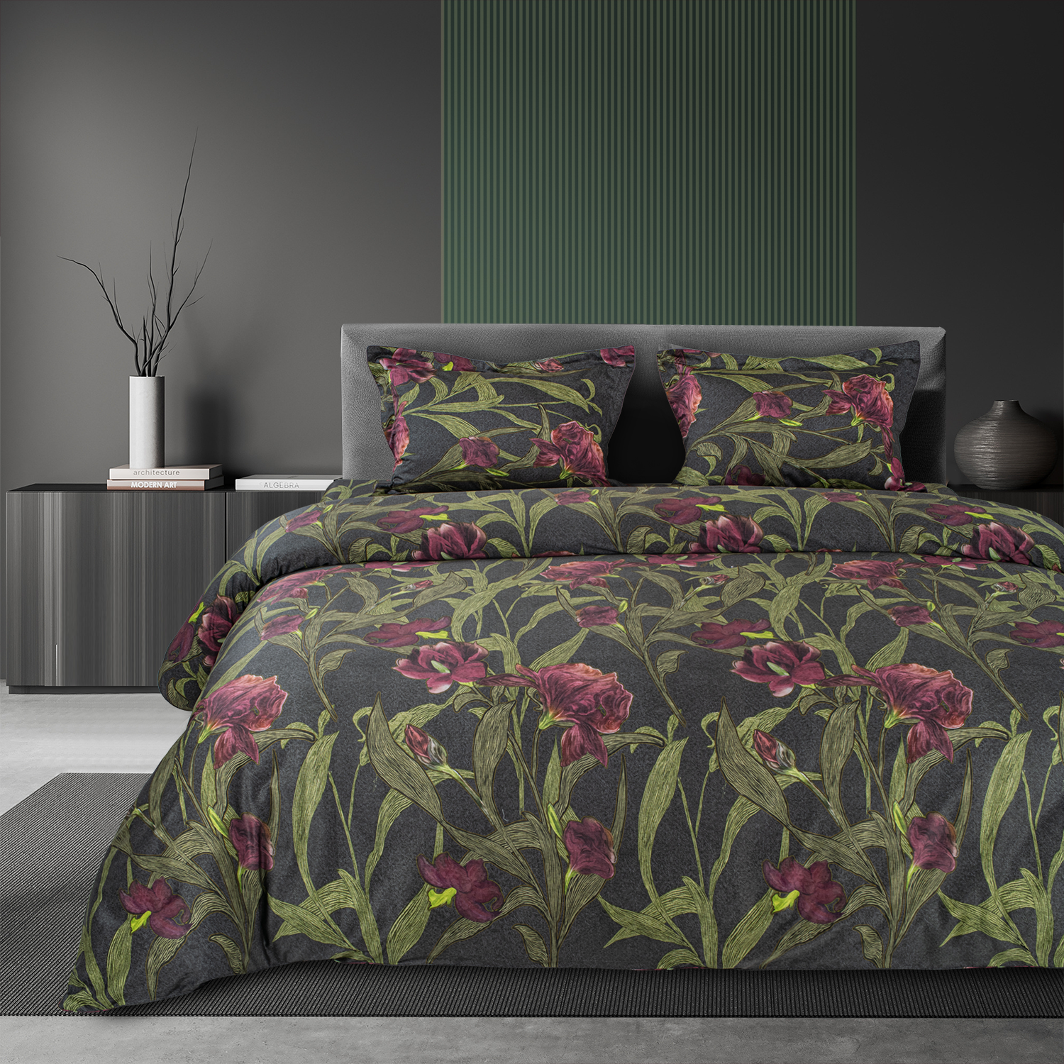 550 Tc Cotton Prints 4Pc Bedding Set