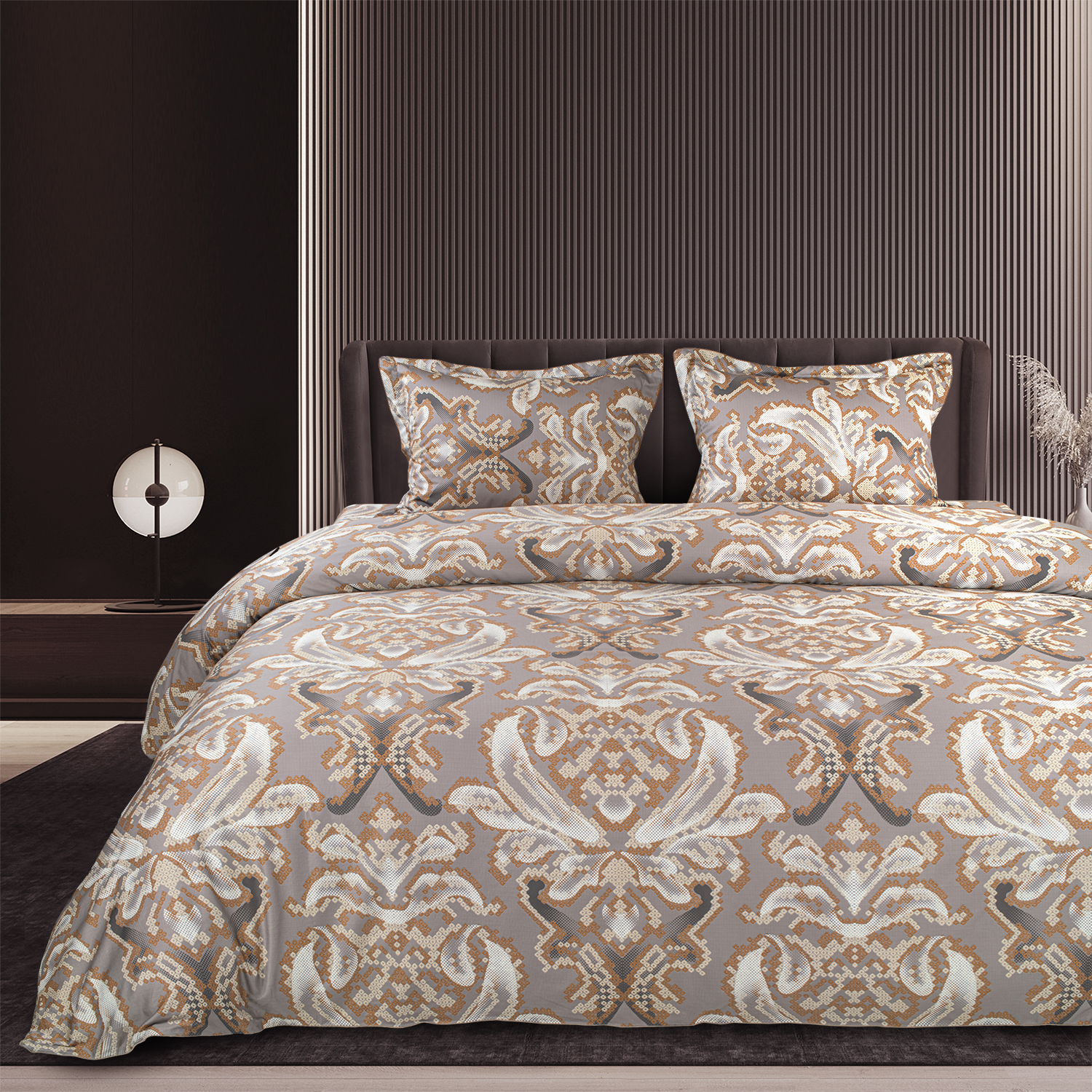 550 Tc Cotton Prints 4Pc Bedding Set