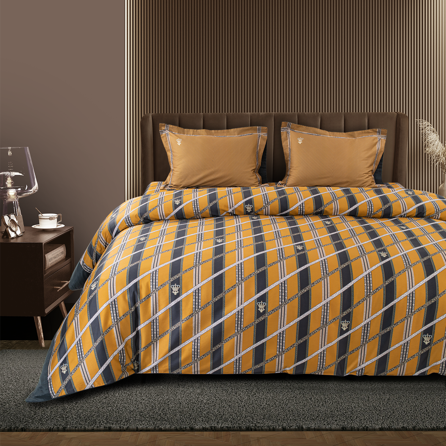 550 Tc Cotton Prints 4Pc Bedding Set