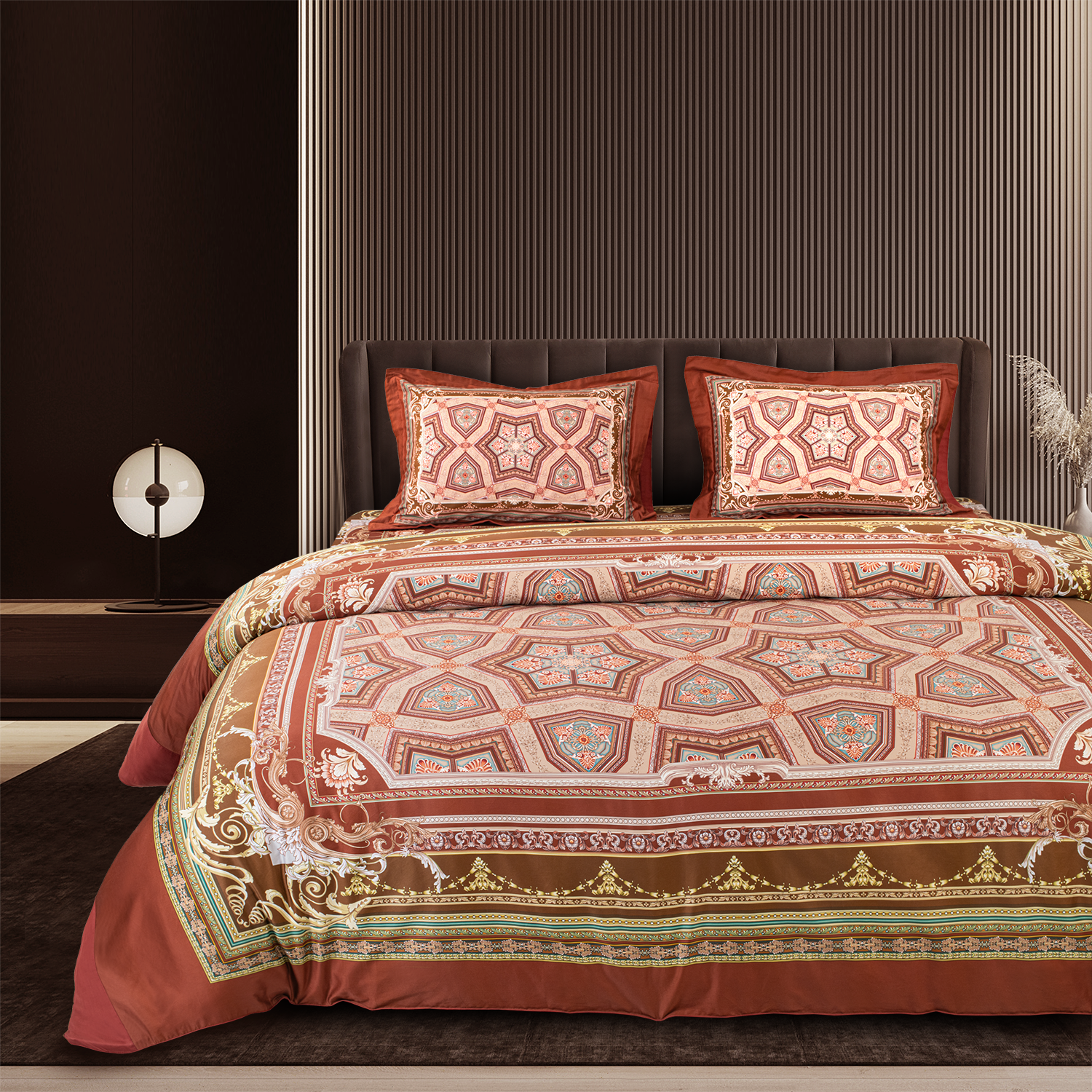 550 Tc Cotton Prints 4Pc Bedding Set