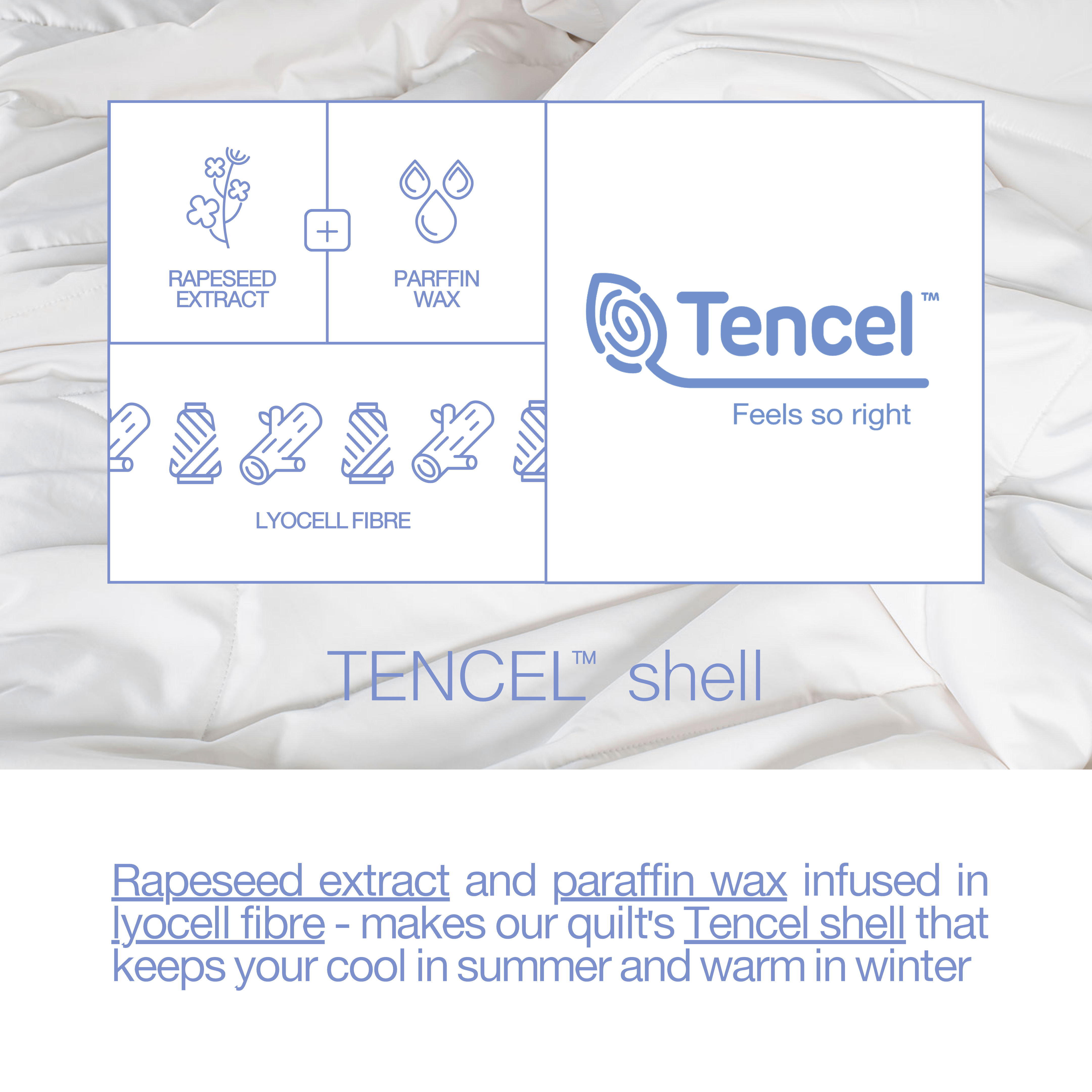 Temperature Control Quilt- One Quilt For All Year