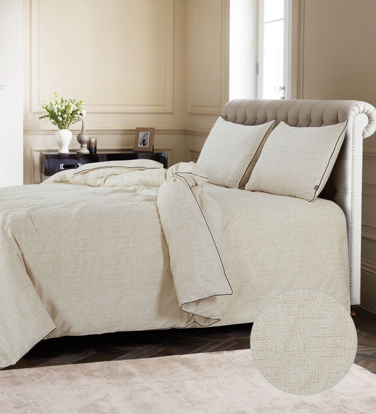 Grain De Glace 400 Tc Bedding | Cotton Bedding Sets