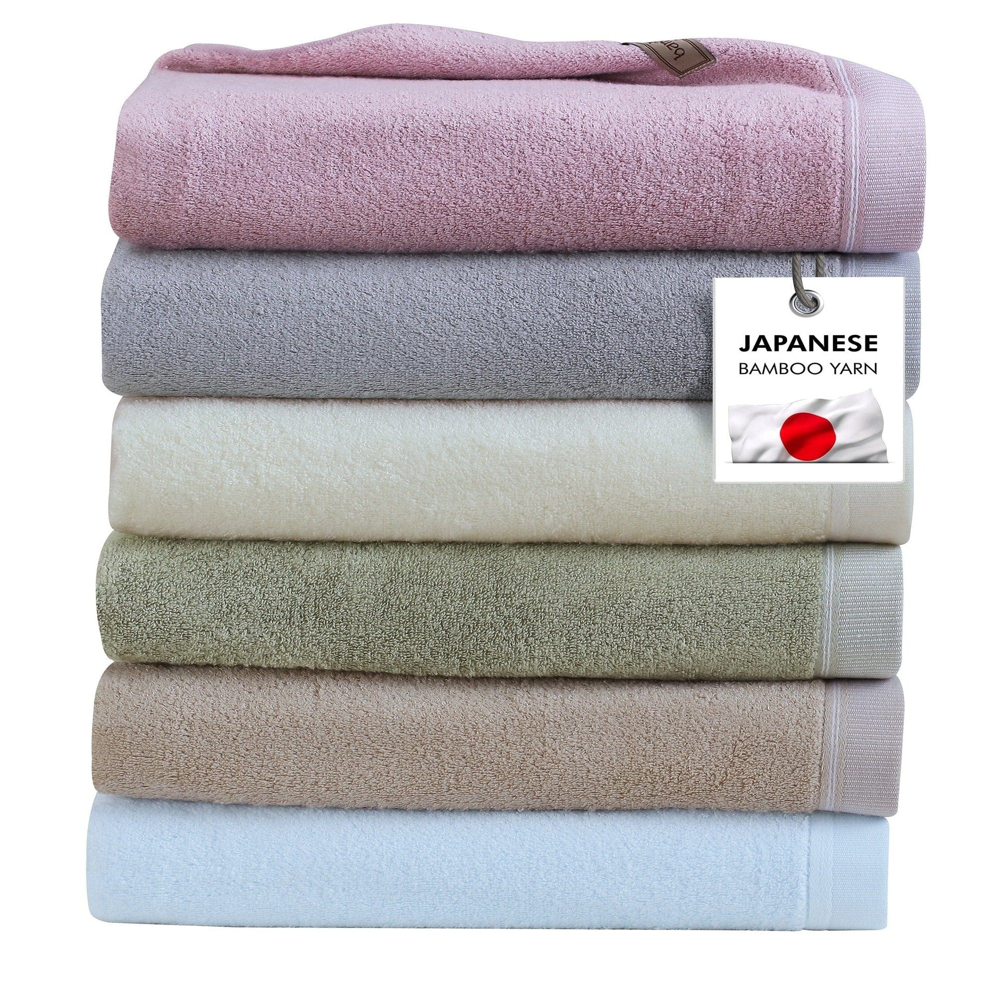 BAMBOO BATH TOWELS - HIGH ABSORBENT & SUPER SOFT 360 GSM