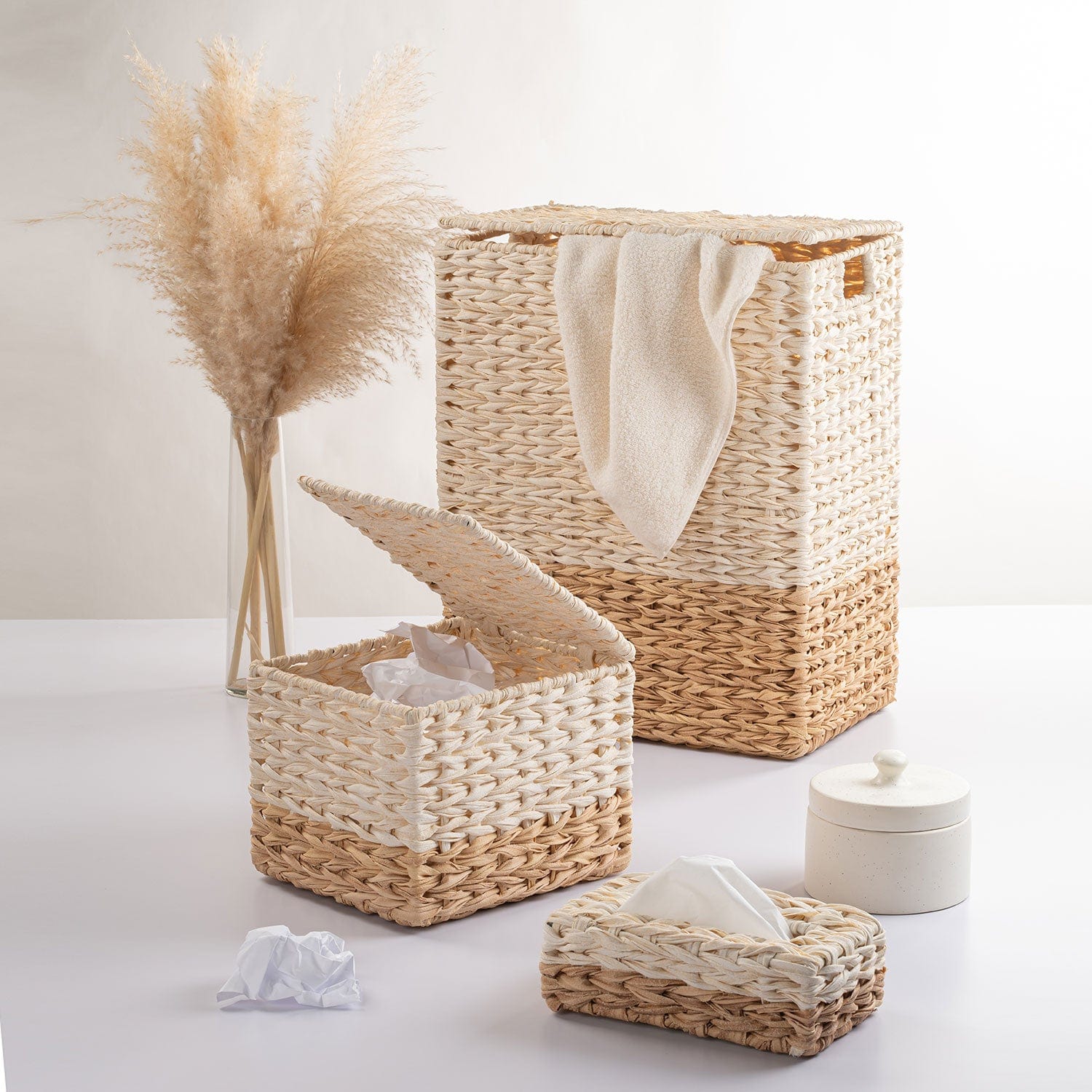Waterproof Synthetic Rattan Storage Collection
