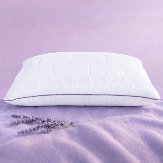 Lavender With Suede Fabric And Micro Fibre Inside Pillow | Pillow For The Best Sleep