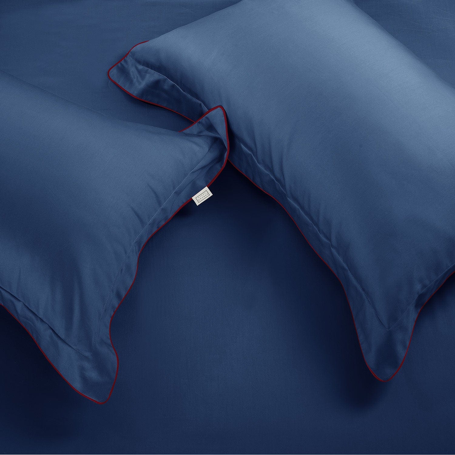 Tc Italian Cotton Navy Blue Pillow Cover