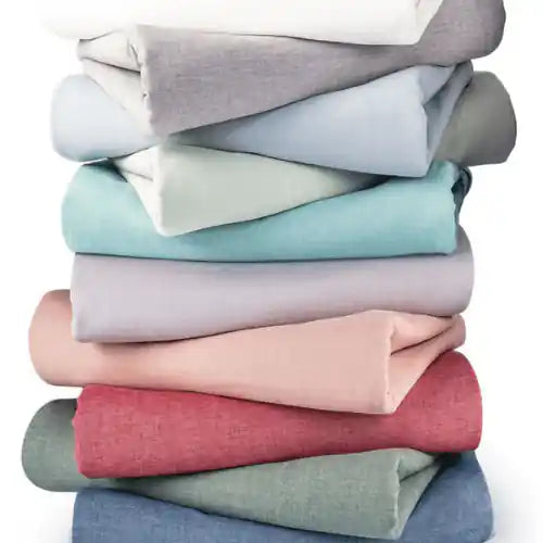 Pre Washed 100 % Cotton Breathable Solid Bedsheets