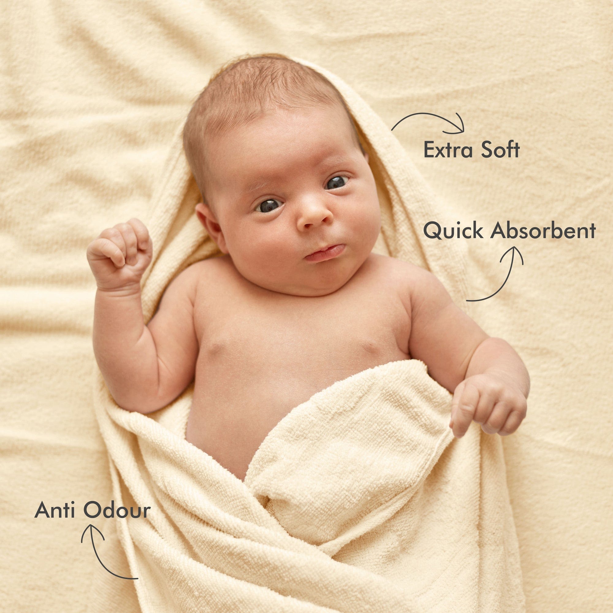 Bamboo Towels - High Absorbent & Super Soft 360 Gsm