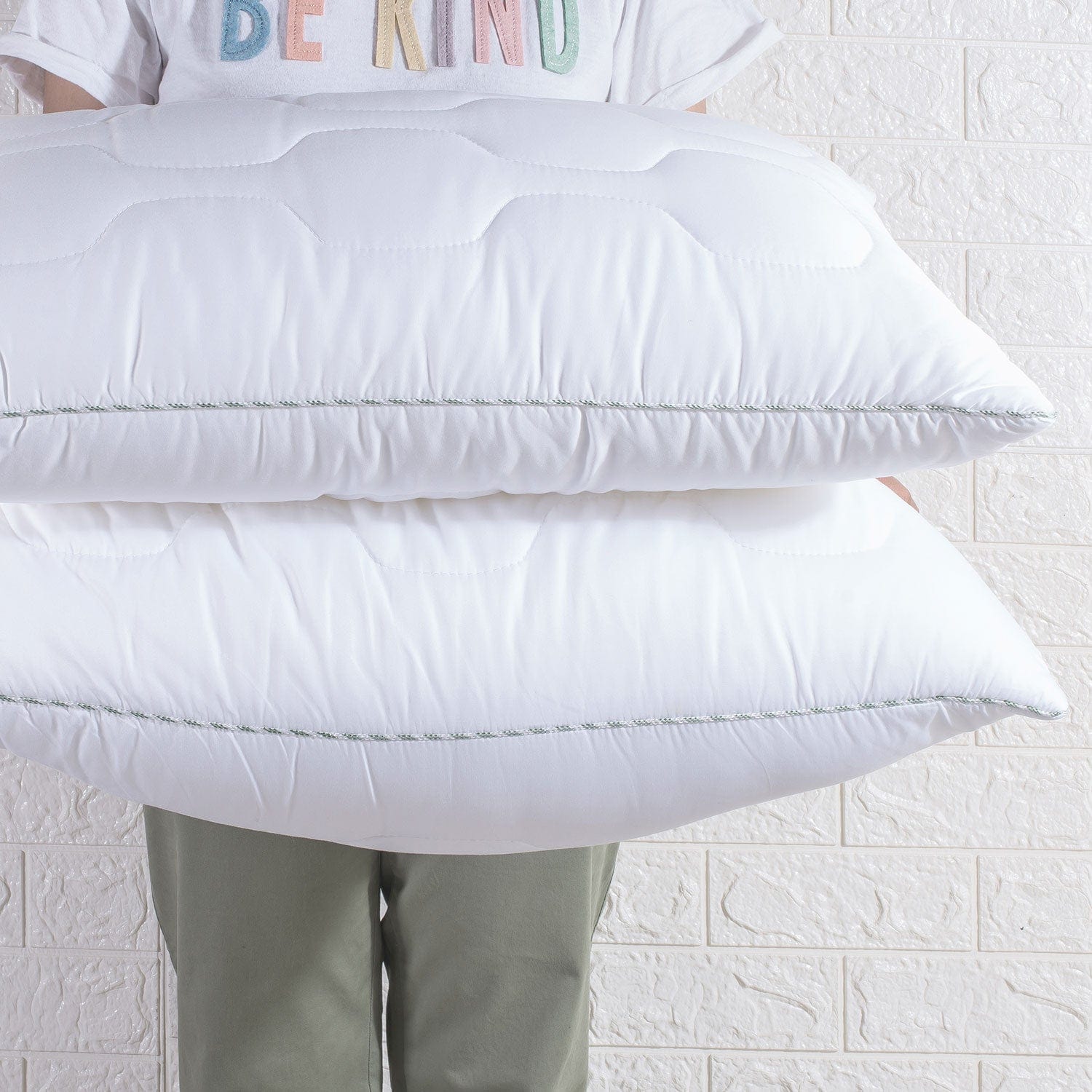 White Tencel Pillow