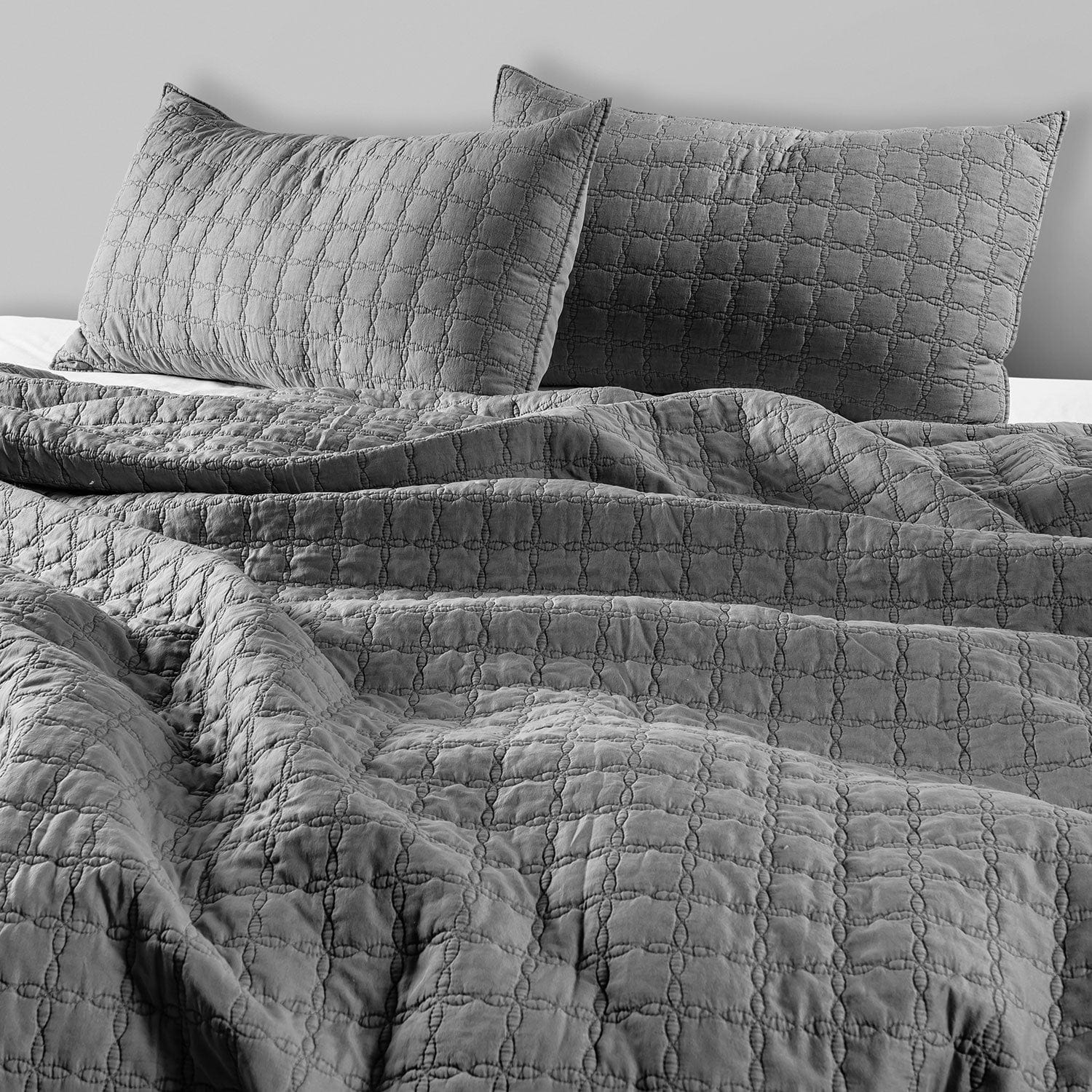 100% Stonewashed Cotton - Coastal Bedcover | Summer Dohar
