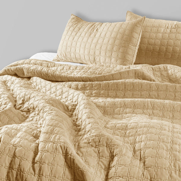 100% Stonewashed Cotton - Coastal  Bedcover