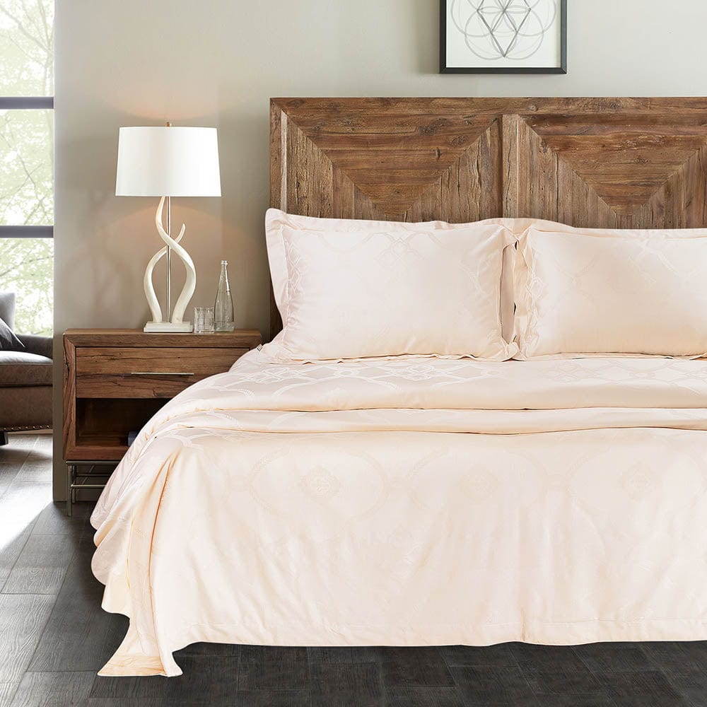 500 Tc Bamboo Bedding - Light Peach