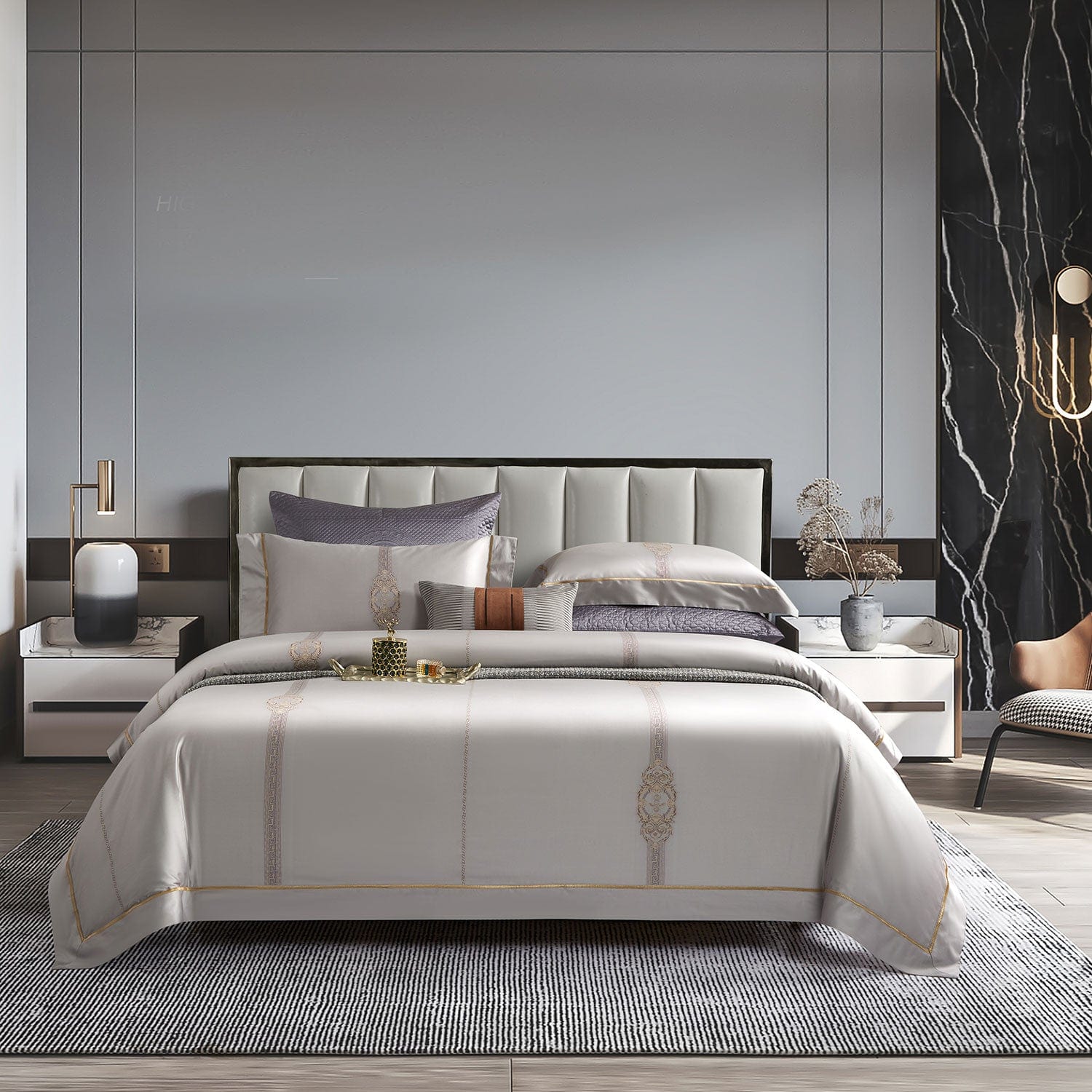 800 Tc Premium Jcq Bedding 4Pc Set