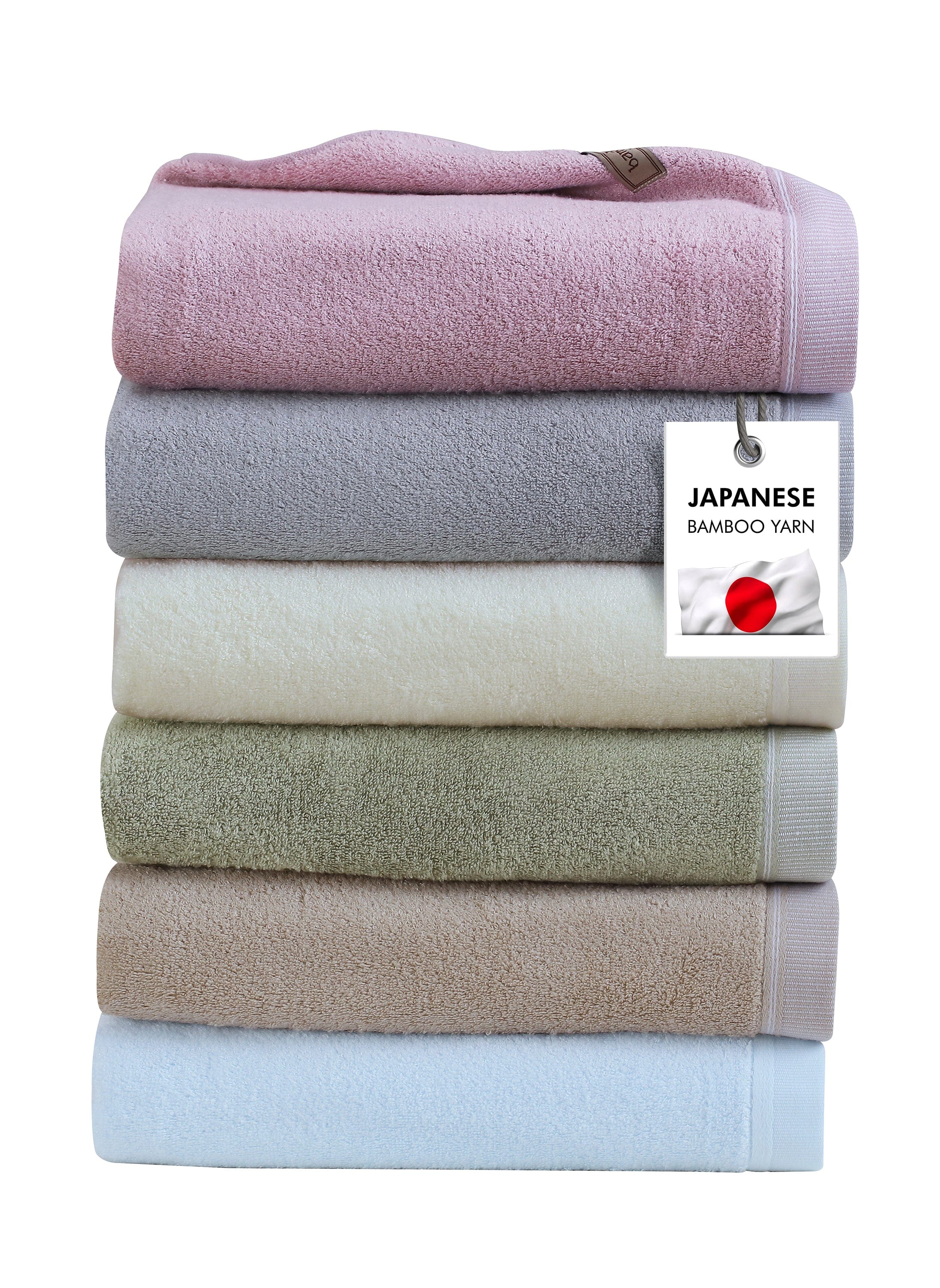 Bamboo Bath Towels - High Absorbent & Super Soft 360 Gsm