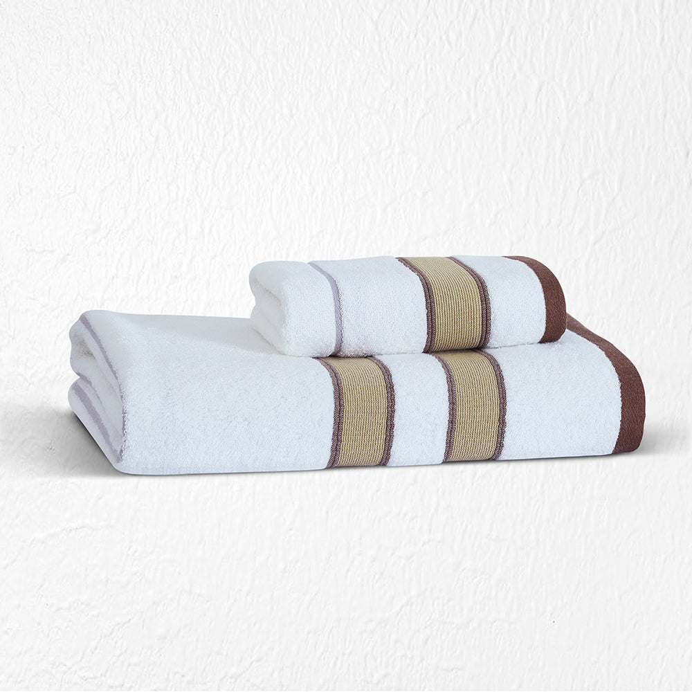 100 % Cotton Japanese Hot Spring Towel - Coffee | Soft Bath Towels