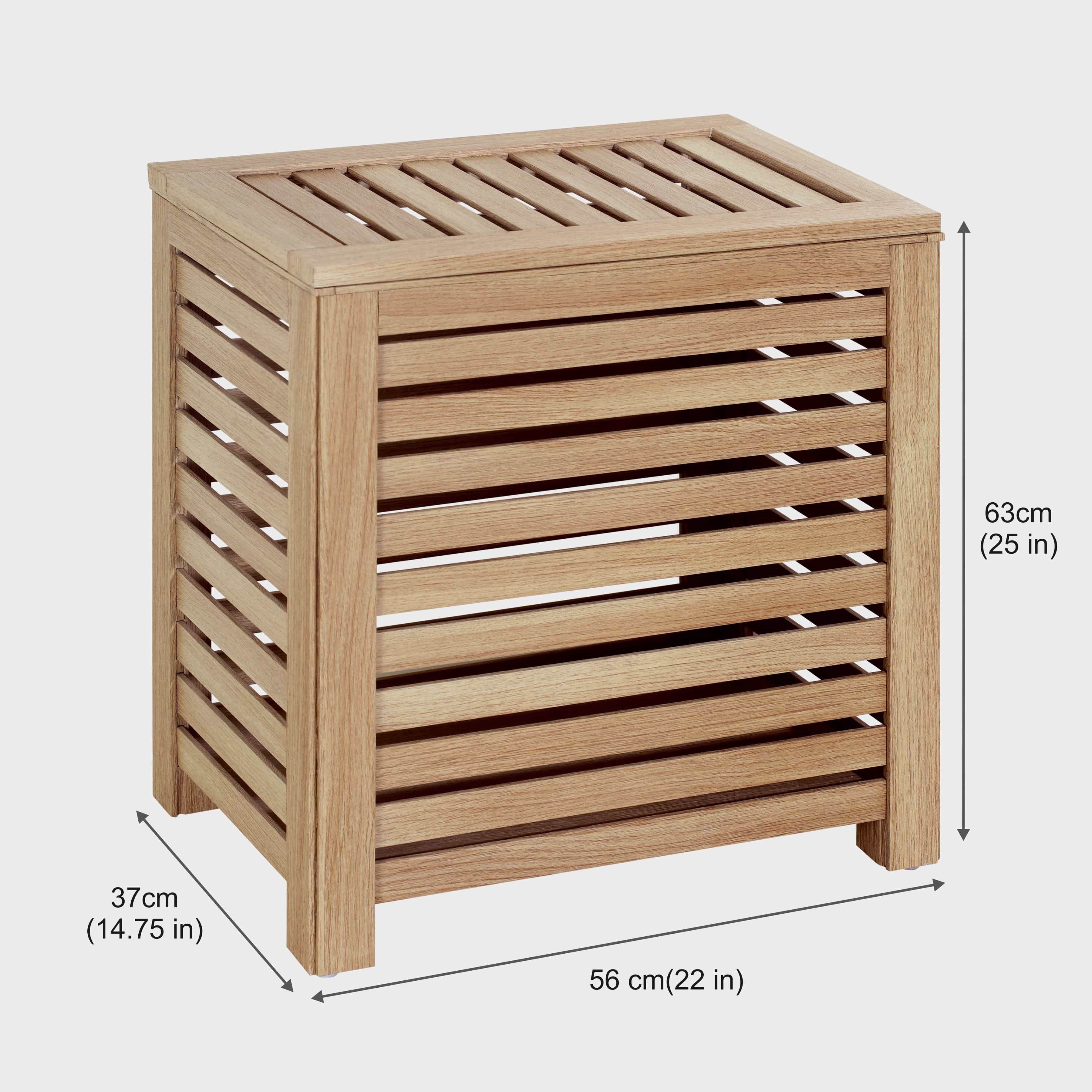 Wooden Laundry Basket