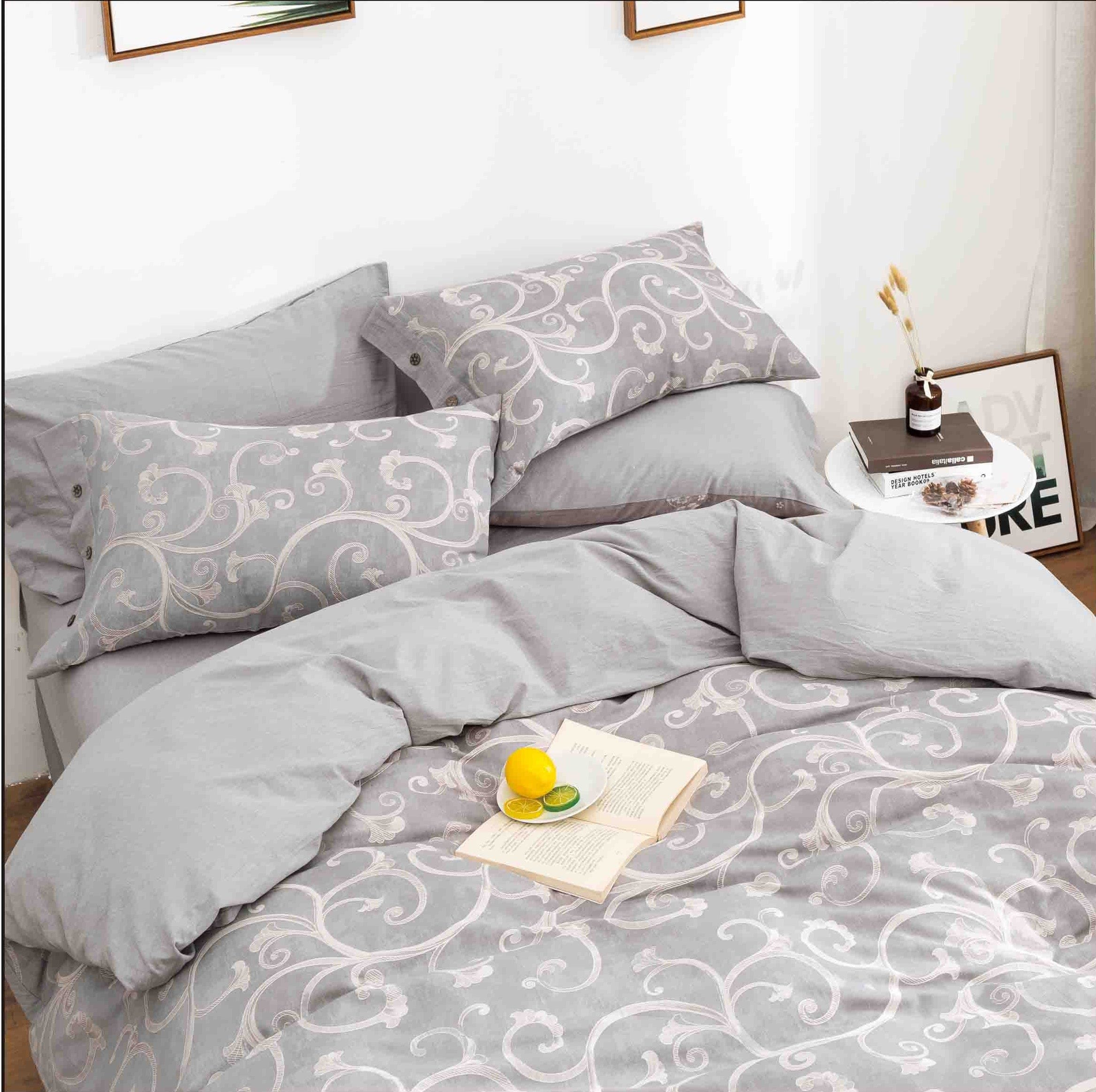 100 % Washed Cotton Breathable Bedding