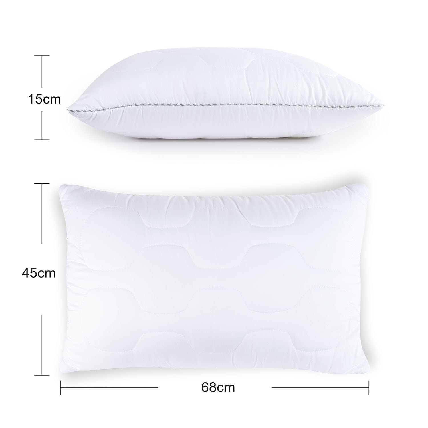 White Tencel Pillow Measurement