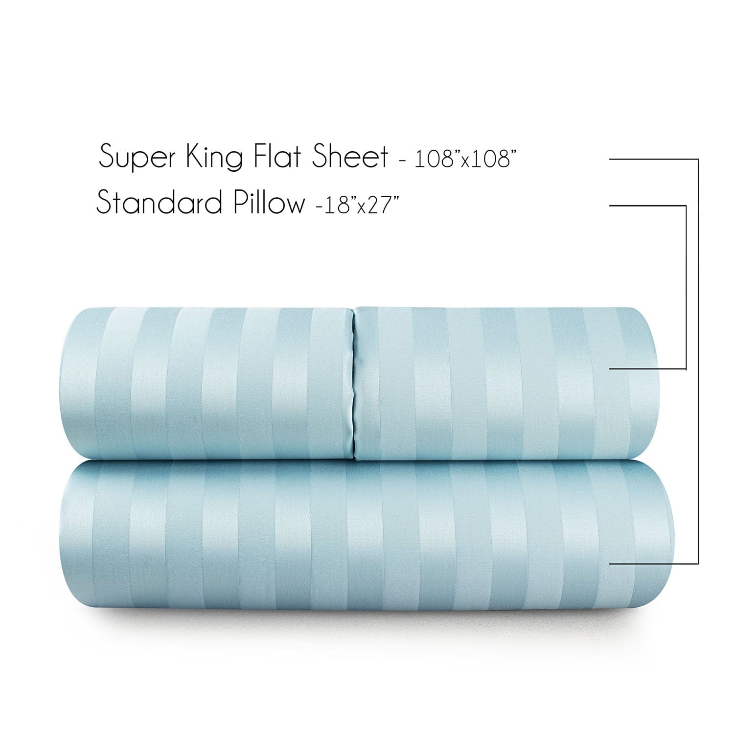 750 Tc Italian Jcq Stripe 100% Cotton