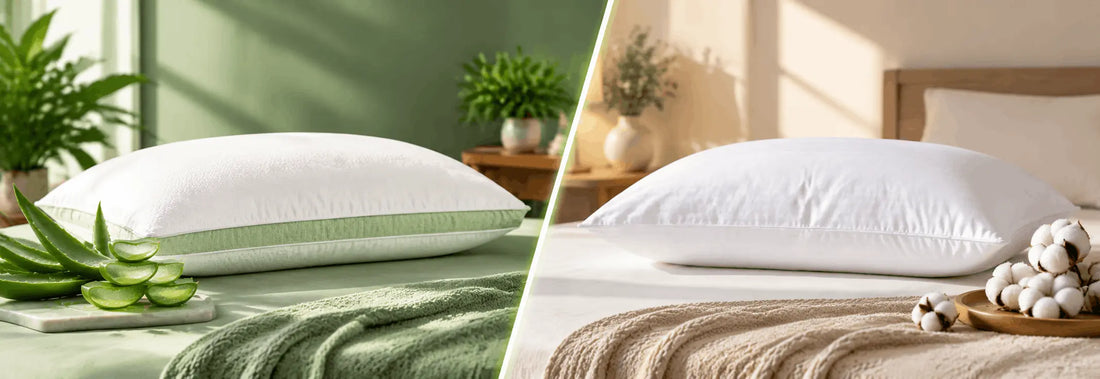 Aloe Vera vs Cotton Pillow: Which Is Better for Everyday Sleep?