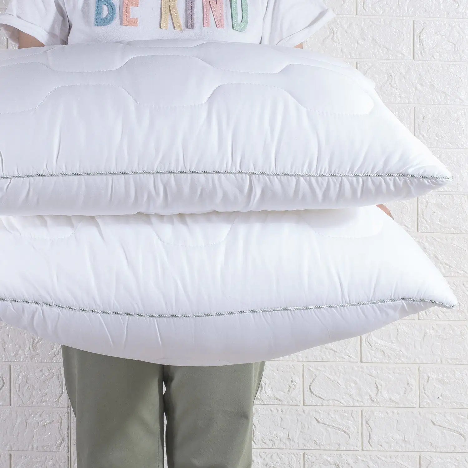 White Tencel Pillow