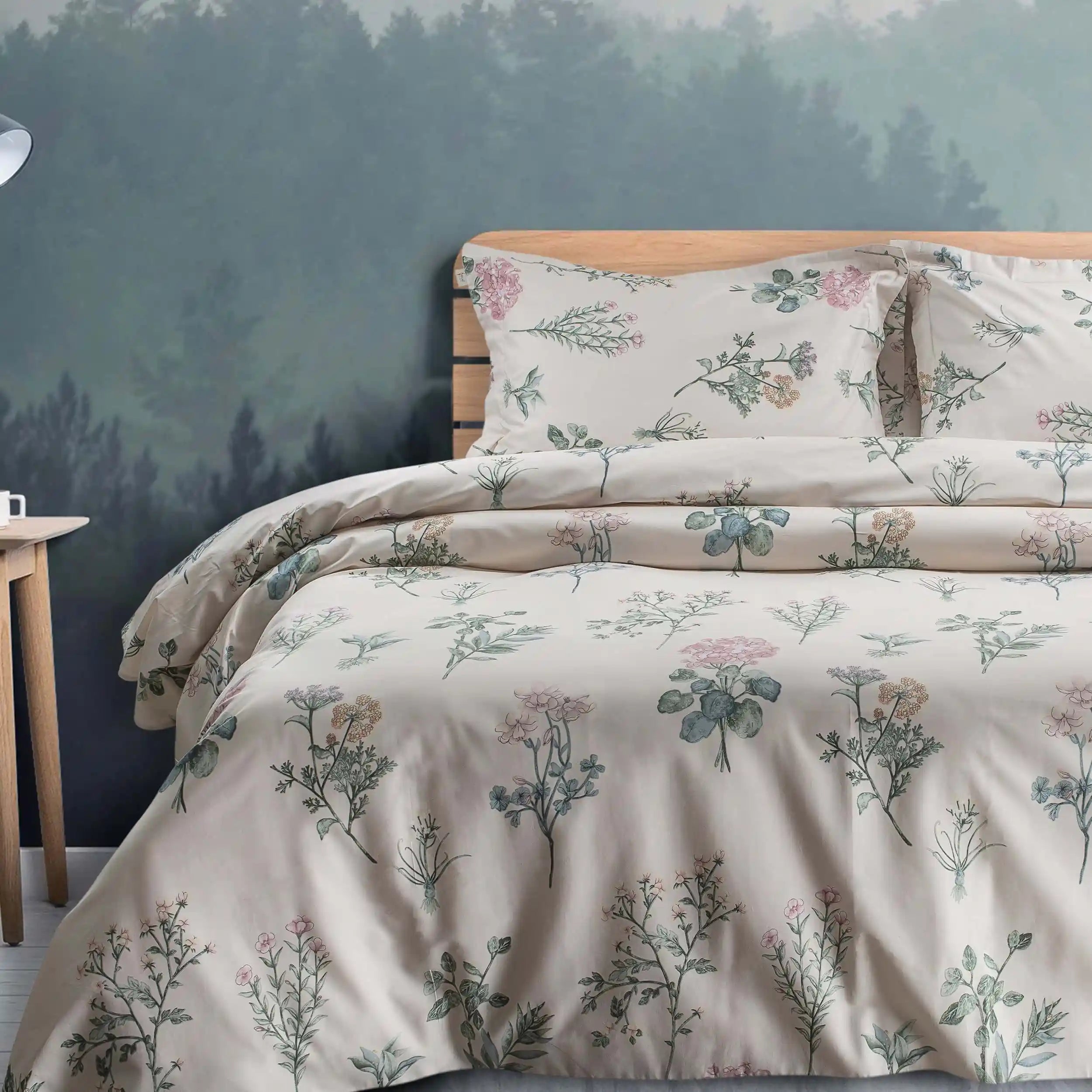 350 Tc Super King Size Bedsheet 2.74Mtr. X 2.74 Mtr. With 2 Pillow Covers