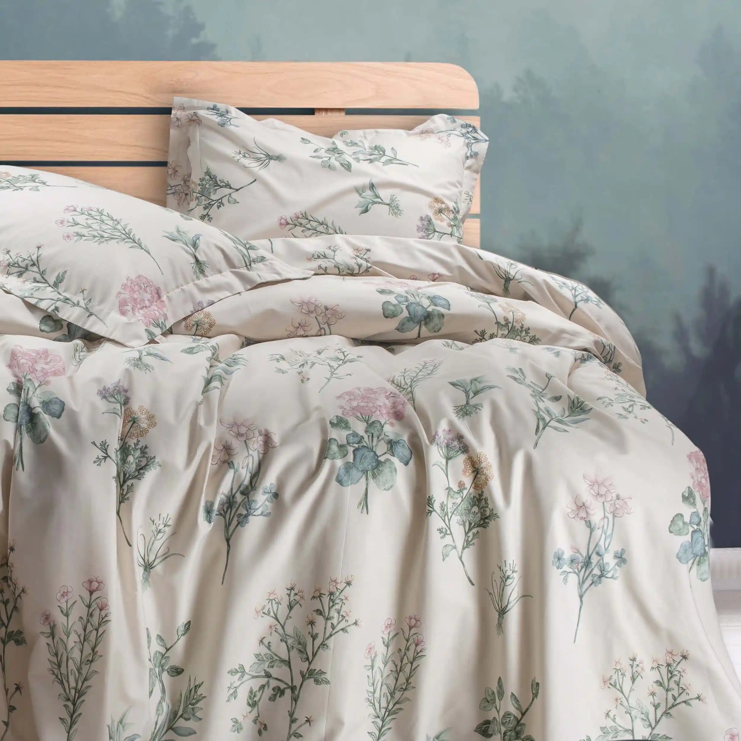 350 Tc Super King Size Bedsheet 2.74Mtr. X 2.74 Mtr. With 2 Pillow Covers