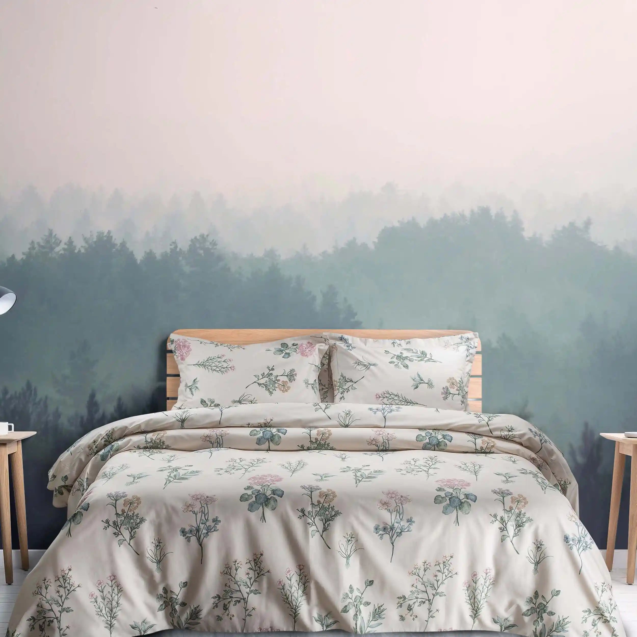 350 Tc Super King Size Bedsheet 2.74Mtr. X 2.74 Mtr. With 2 Pillow Covers