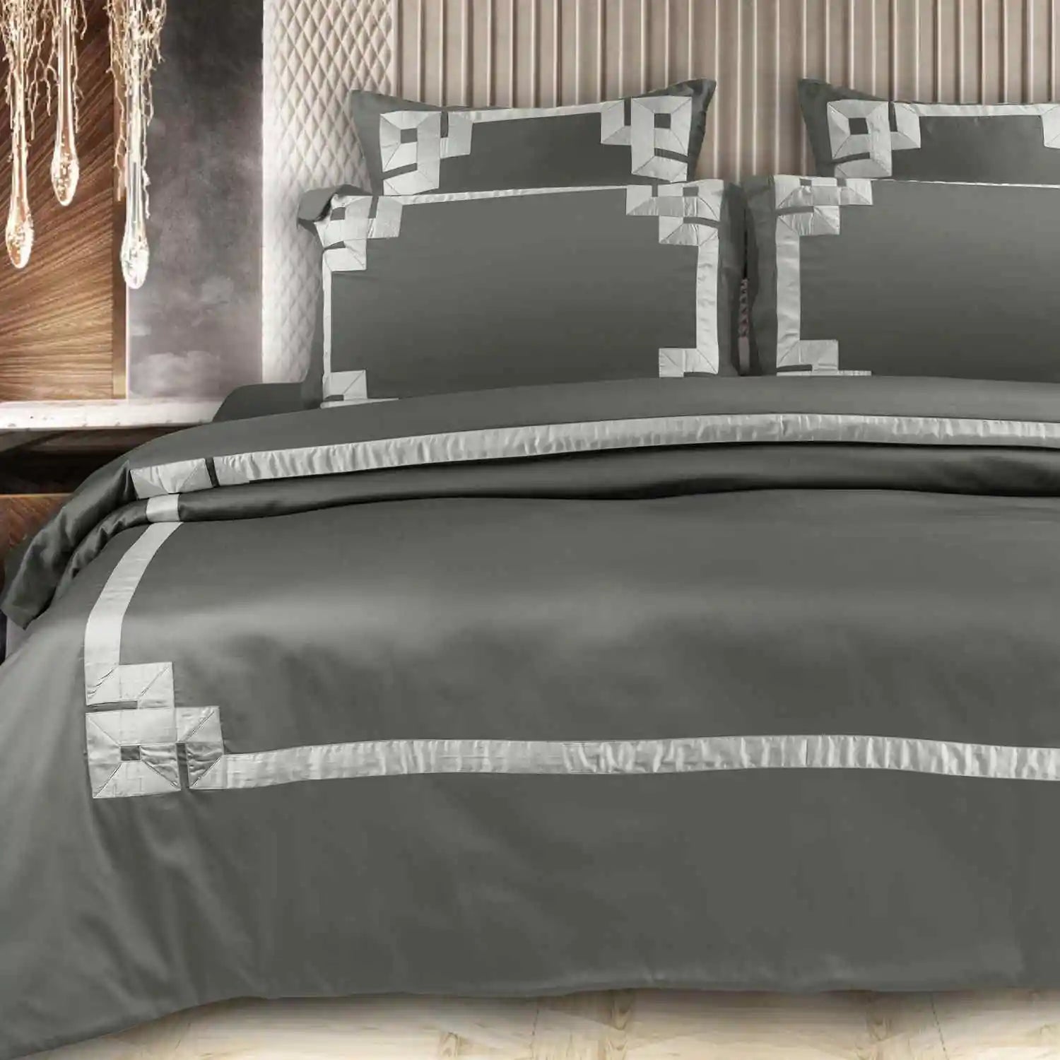 Greek Key Bedding 6Pcs Set