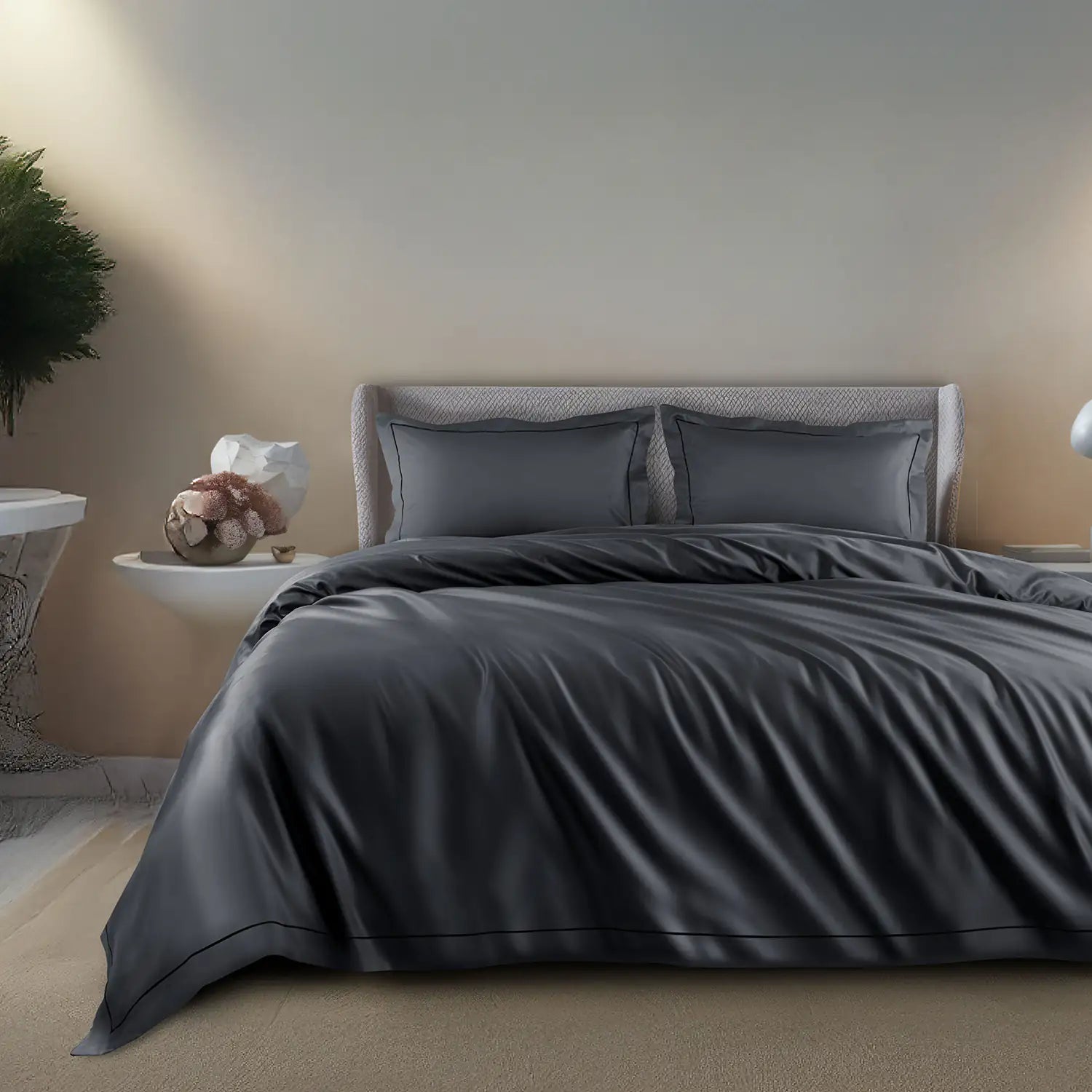 1200 Tc Egyptian Cotton Bedding Set