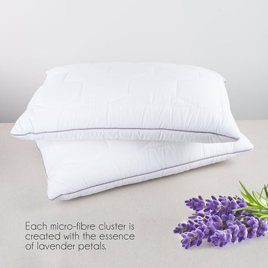 Lavender With Suede Fabric And Micro Fibre Inside Pillow