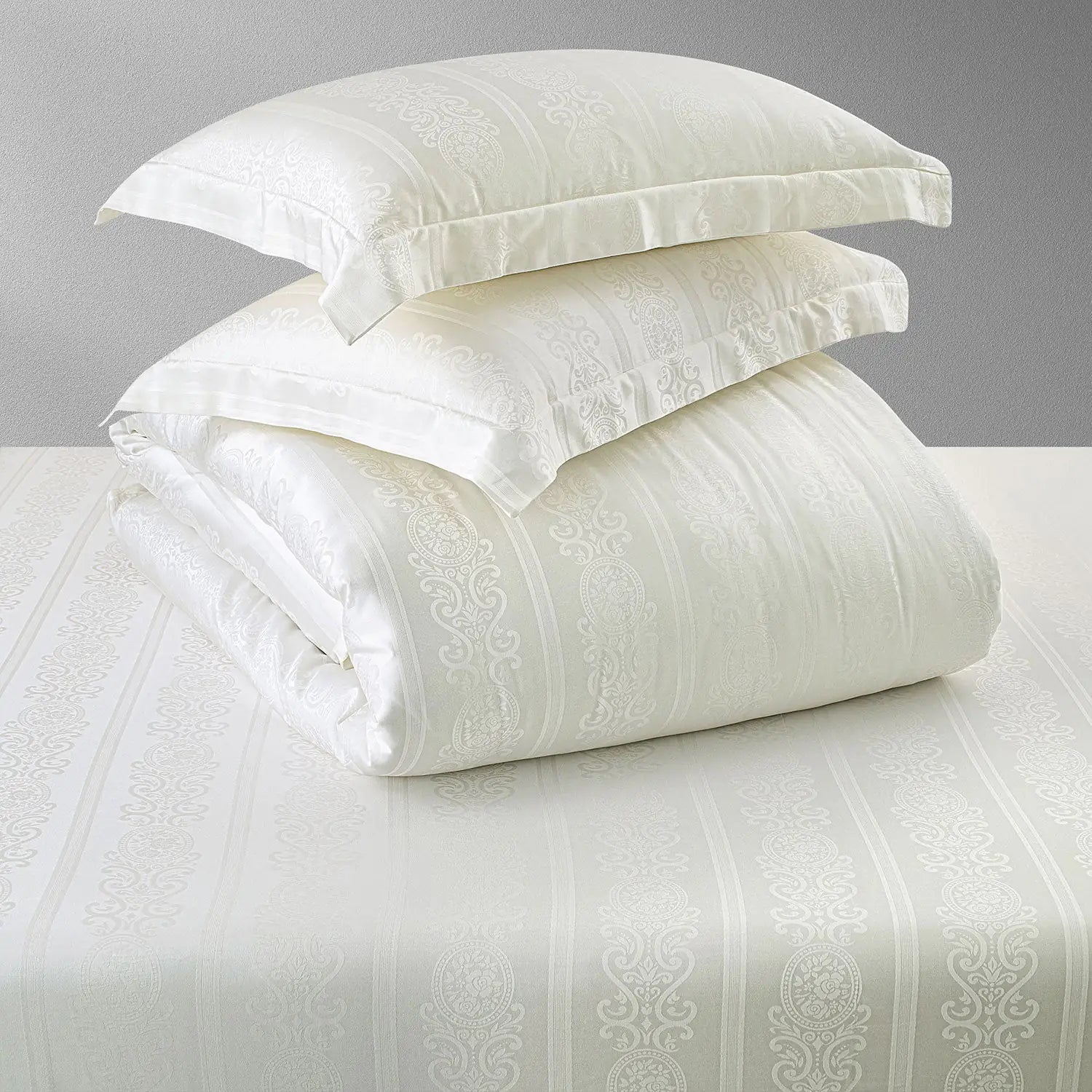 Bamboo Jacquard Victorian 4PC Bedding Set