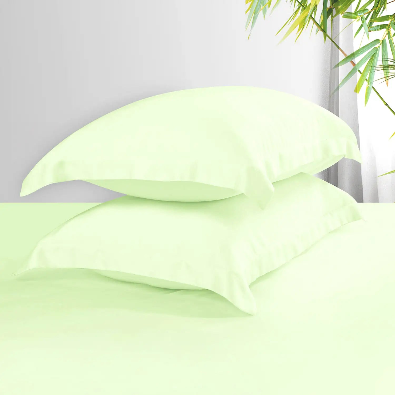 Bamboo Mint Pillow Cover