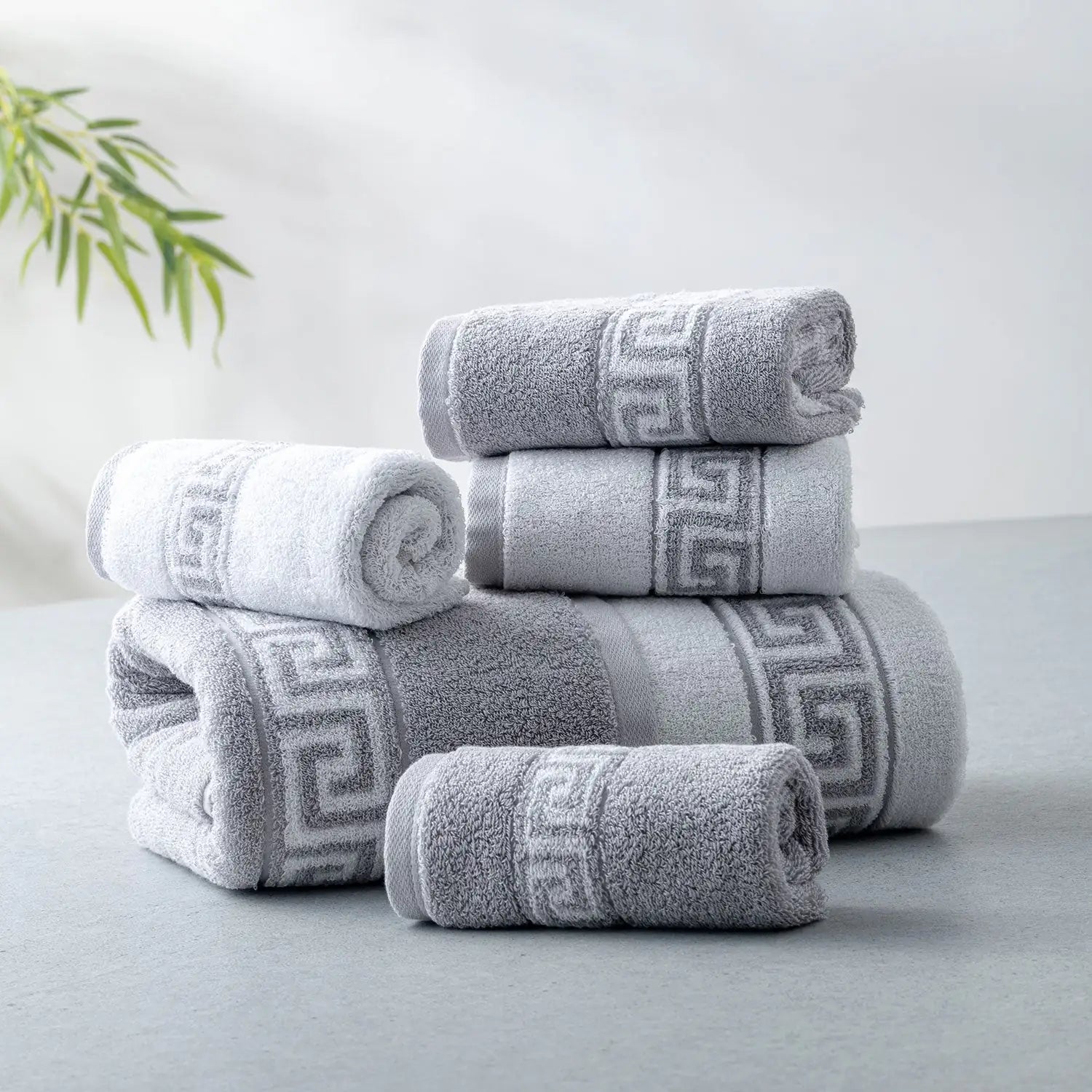 ROMA Towel 3 Pcs Set- Border