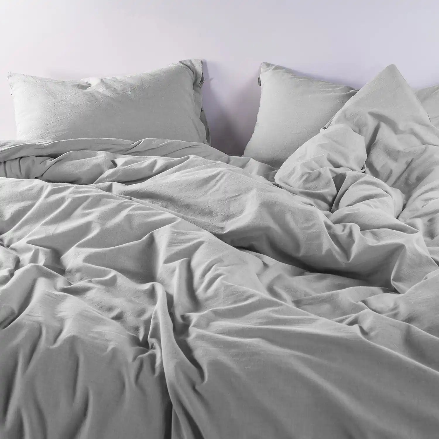 Pre Washed 100 %  Cotton Breathable Solid Bedsheets