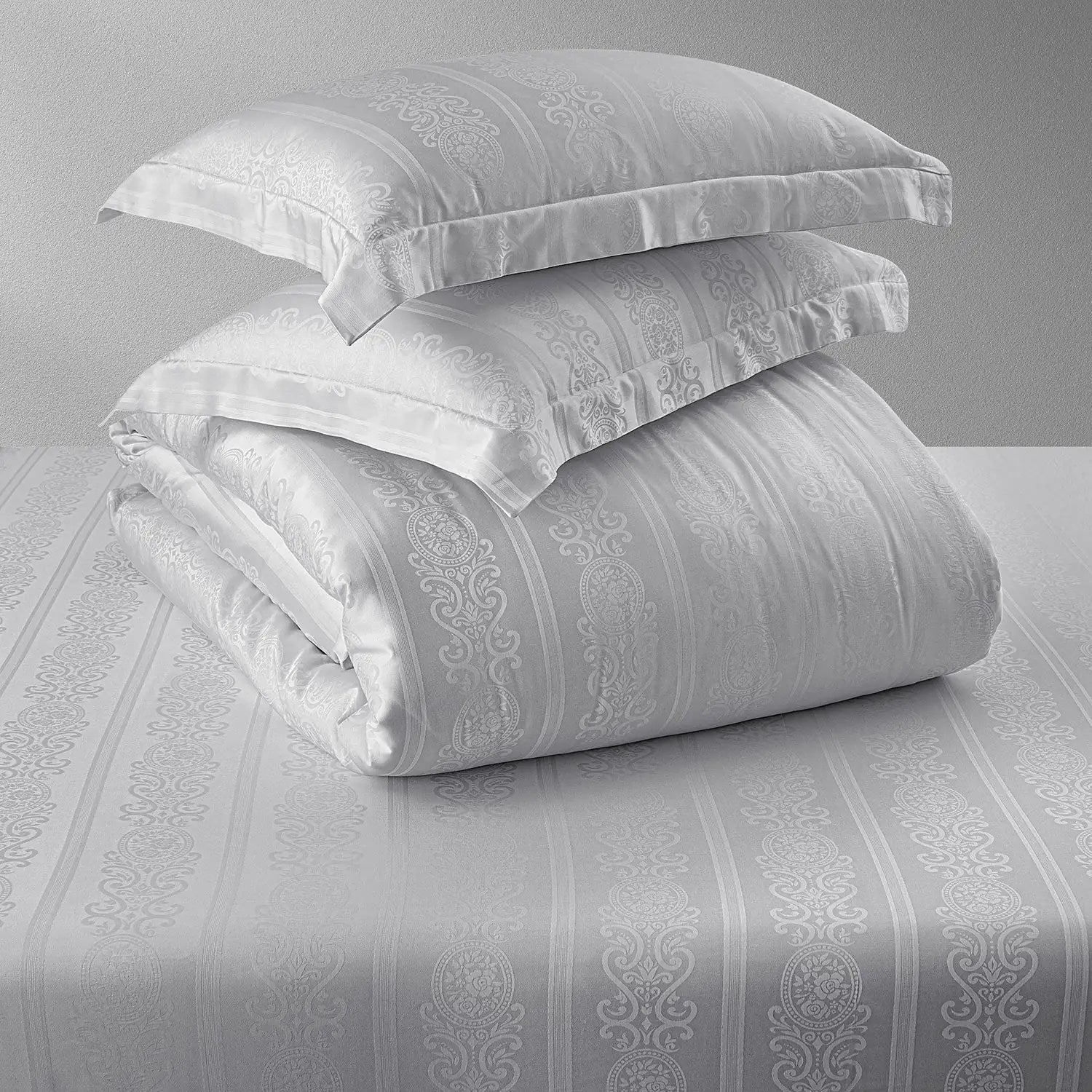 Bamboo Jacquard Victorian 4PC Bedding Set