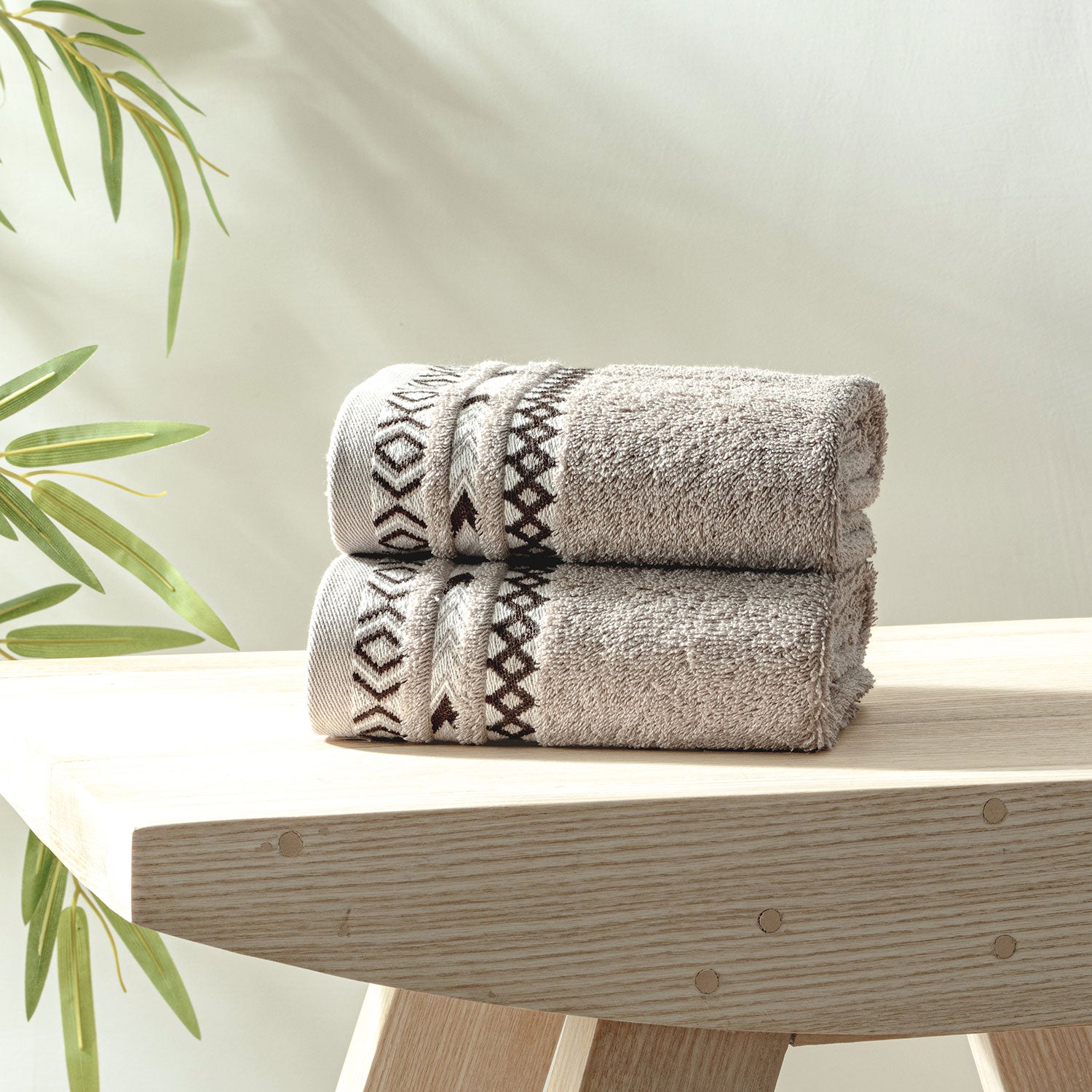 Picasso Hand Towel - Tribal Border