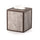 Grey Emperador / Square Tissue Box