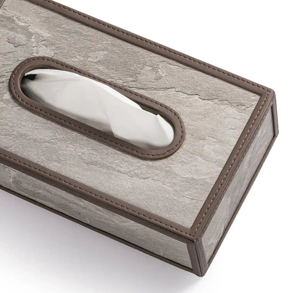 Italian Marble Satvario Tissue Box