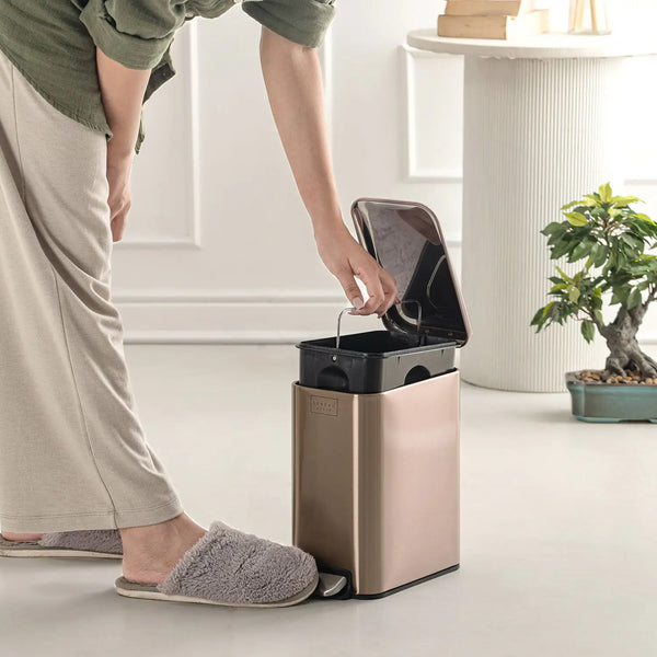 Metal Dustbin With Soft Close