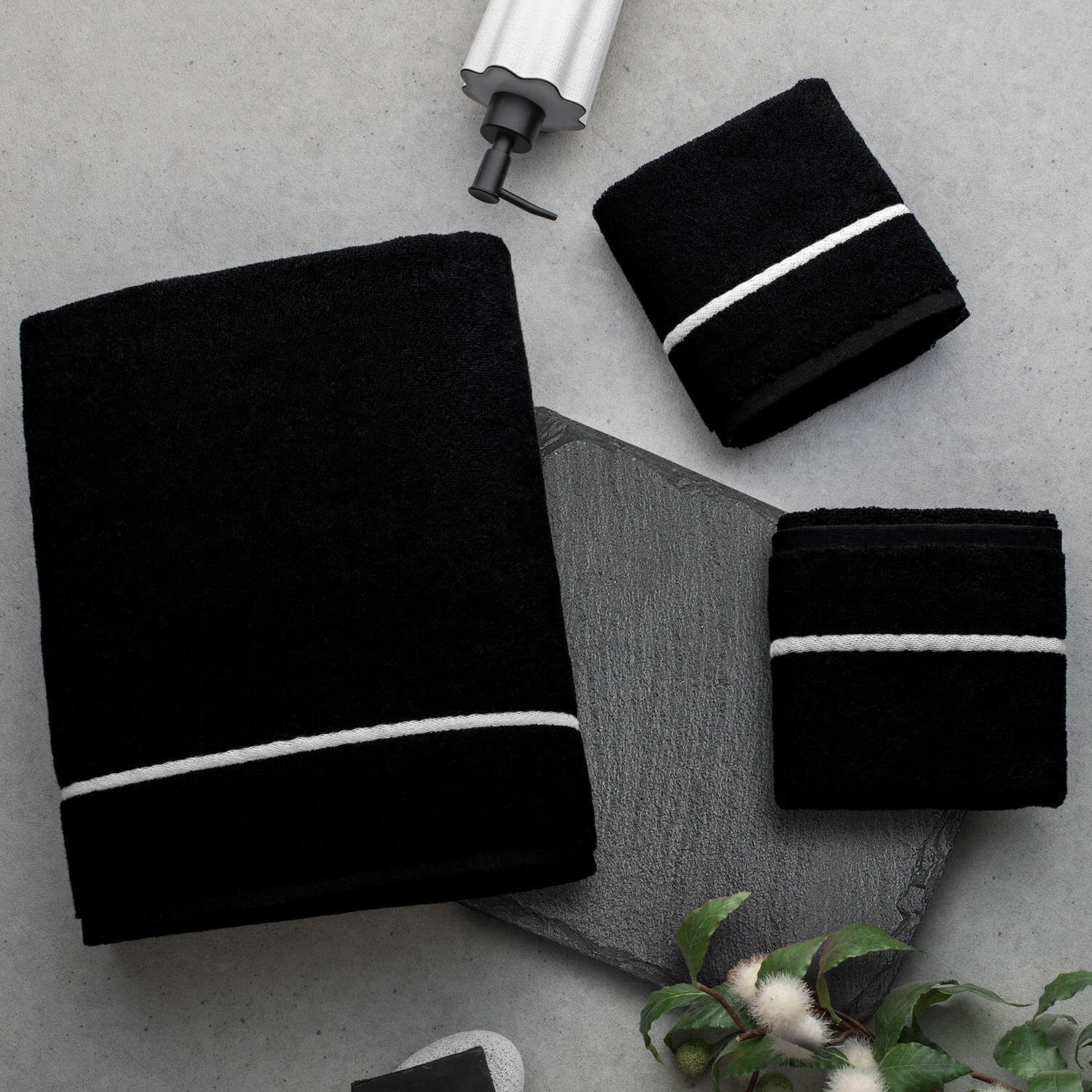 Black White