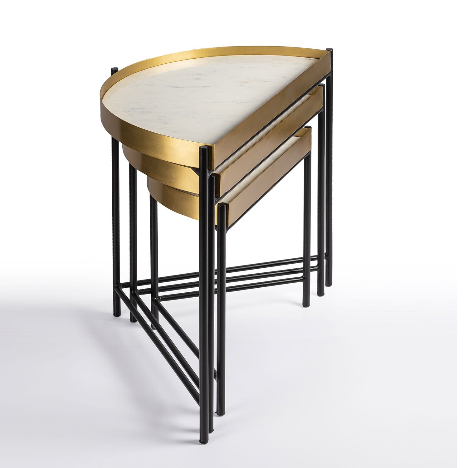 Half Moon Nesting Tables