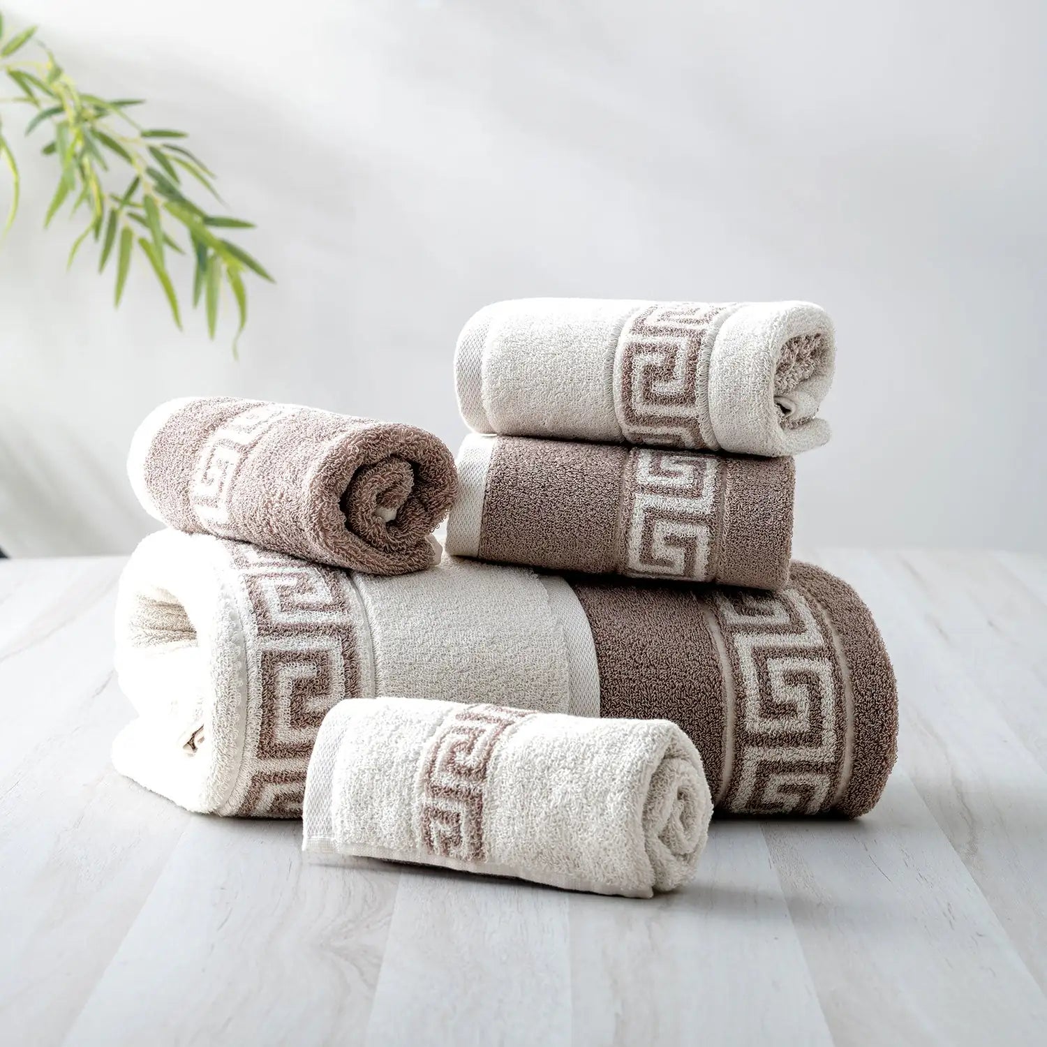 ROMA Towel 3 Pcs Set- Border